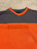Vintage Napapijri Sweater Grau Orange M