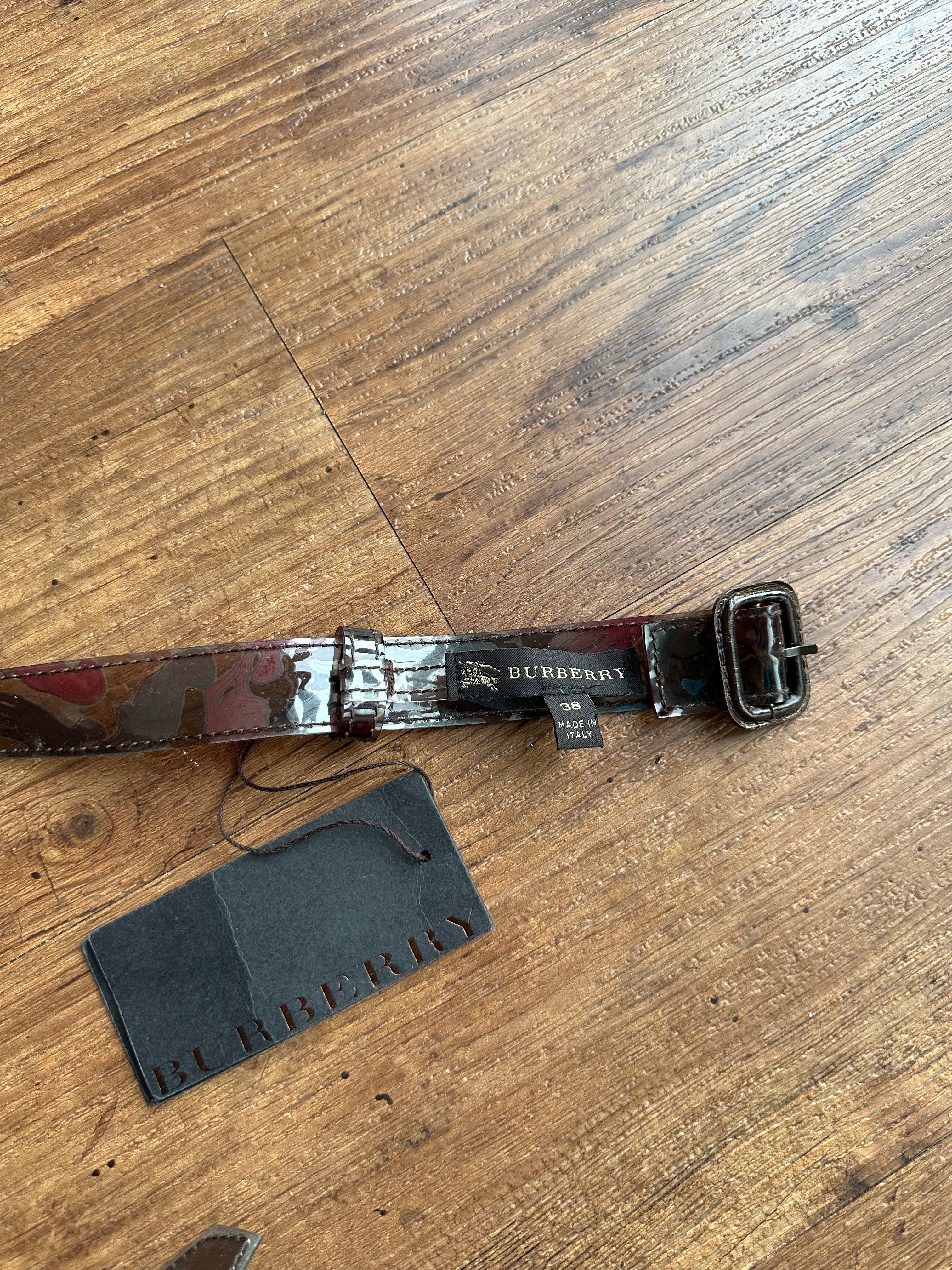 Burberry Helping Hands Belt Transparent 75cm