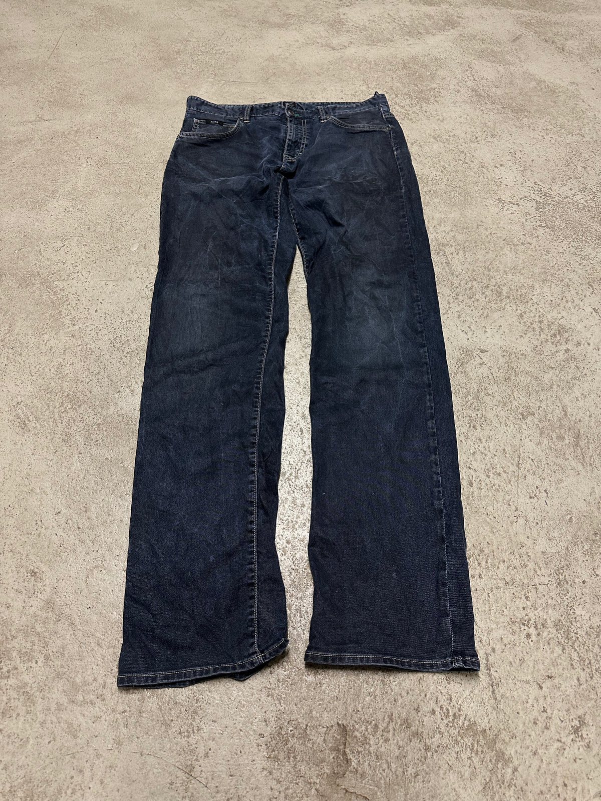 Hugo Boss Special Finishing Straight Fit Jeans Schwarz W33 L34