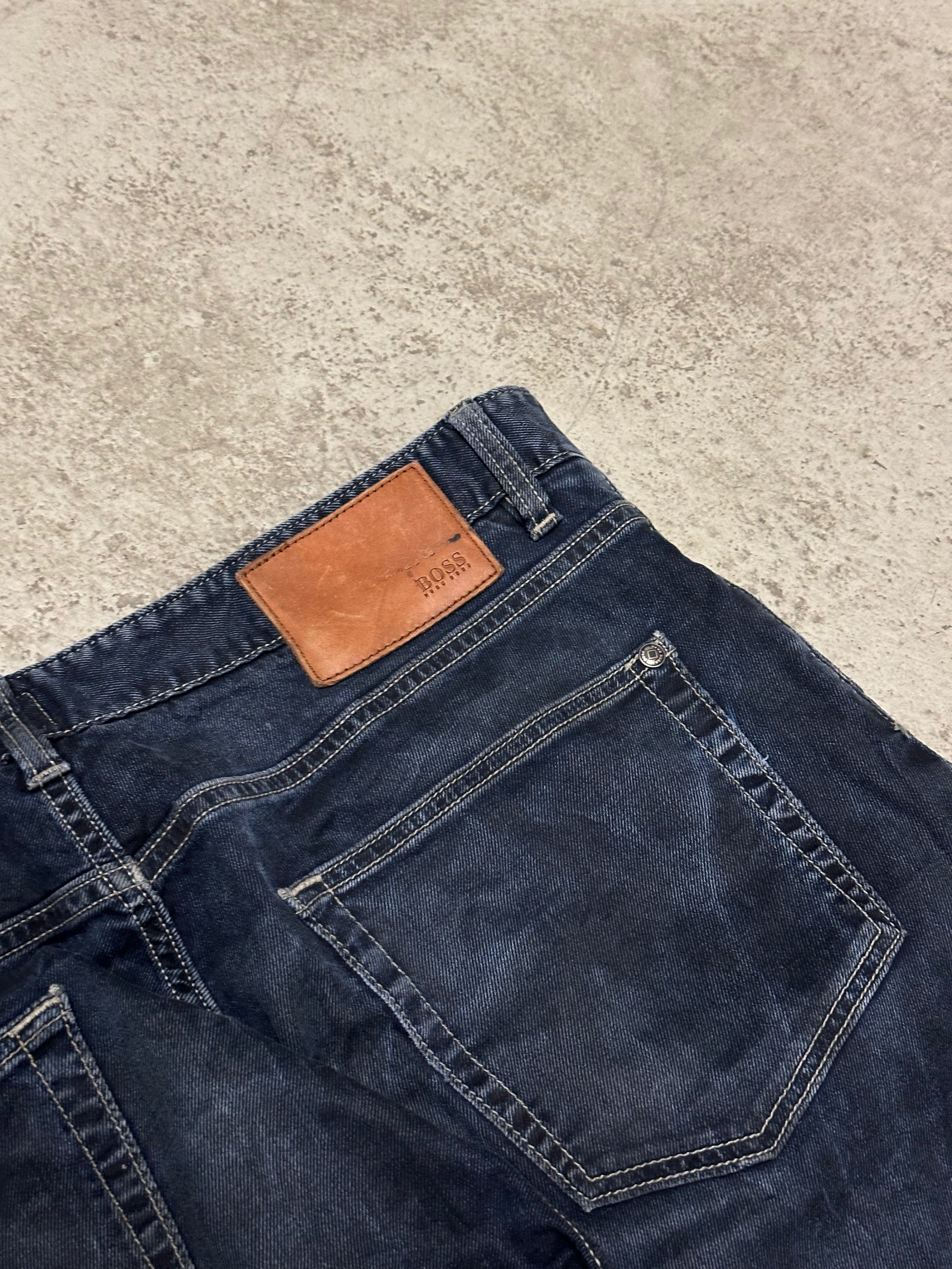 Hugo Boss Special Finishing Straight Fit Jeans Schwarz W33 L34