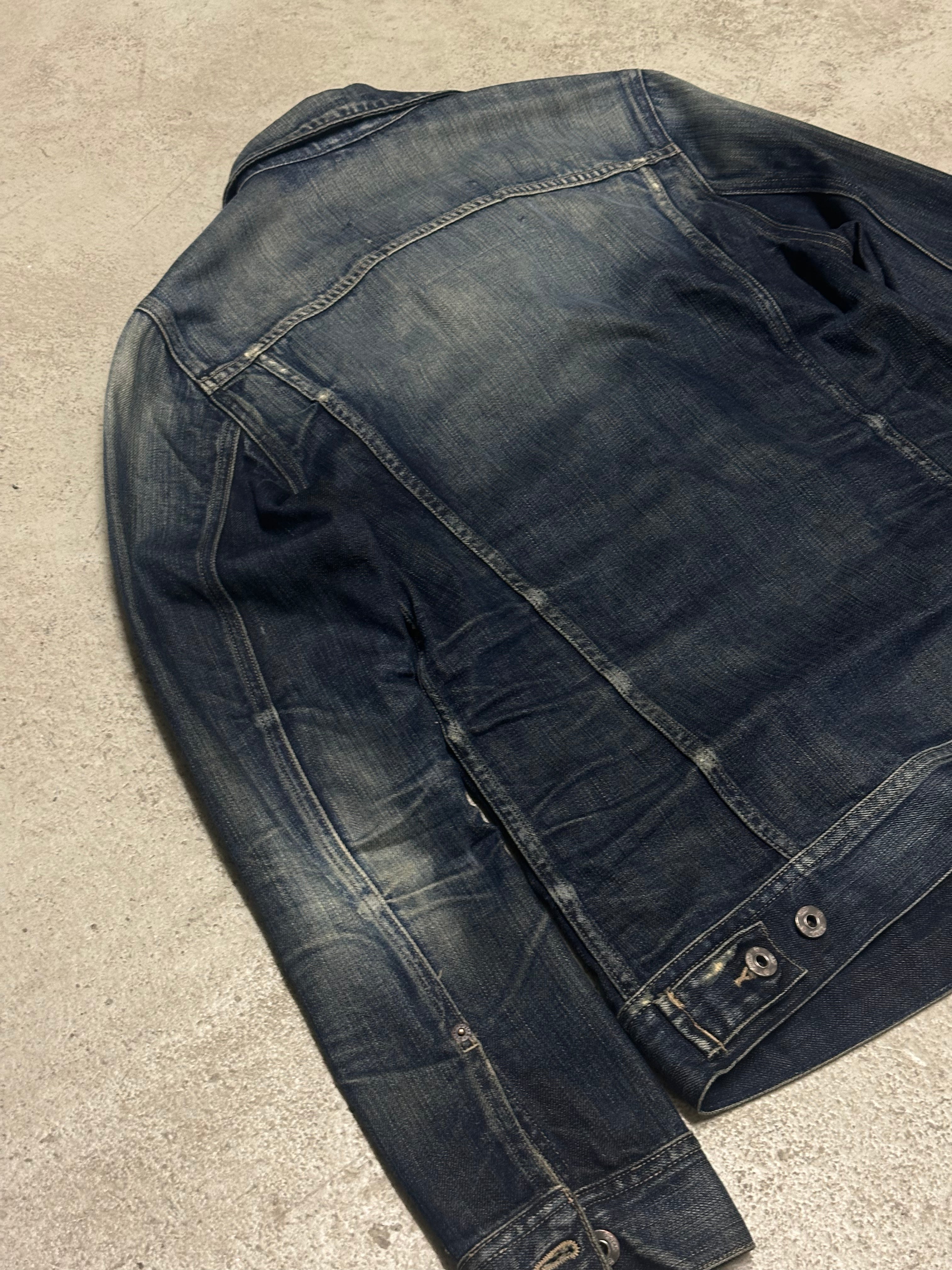 Vintage G-Star Raw Distressed Denim Jeansjacke M
