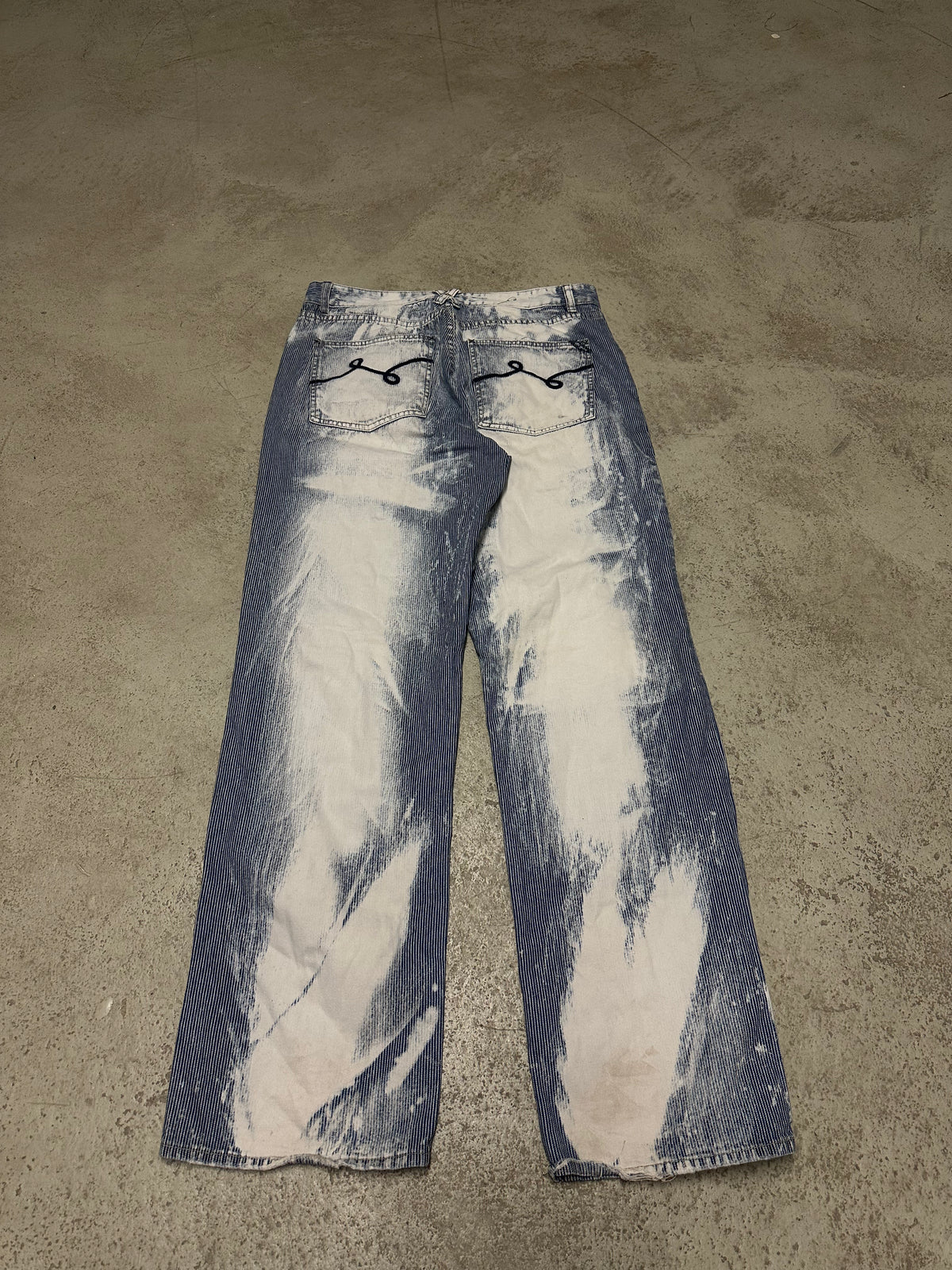 Vintage Lrg Baggy Jeans Painters Look W34 L34