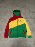 Vintage Haexa Farey Multicolor Stitch Sweatjacke L
