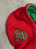 Vintage Haexa Farey Multicolor Stitch Sweatjacke L