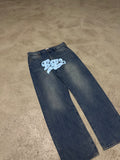 Bapestar Baggy Jeans Hellblau L