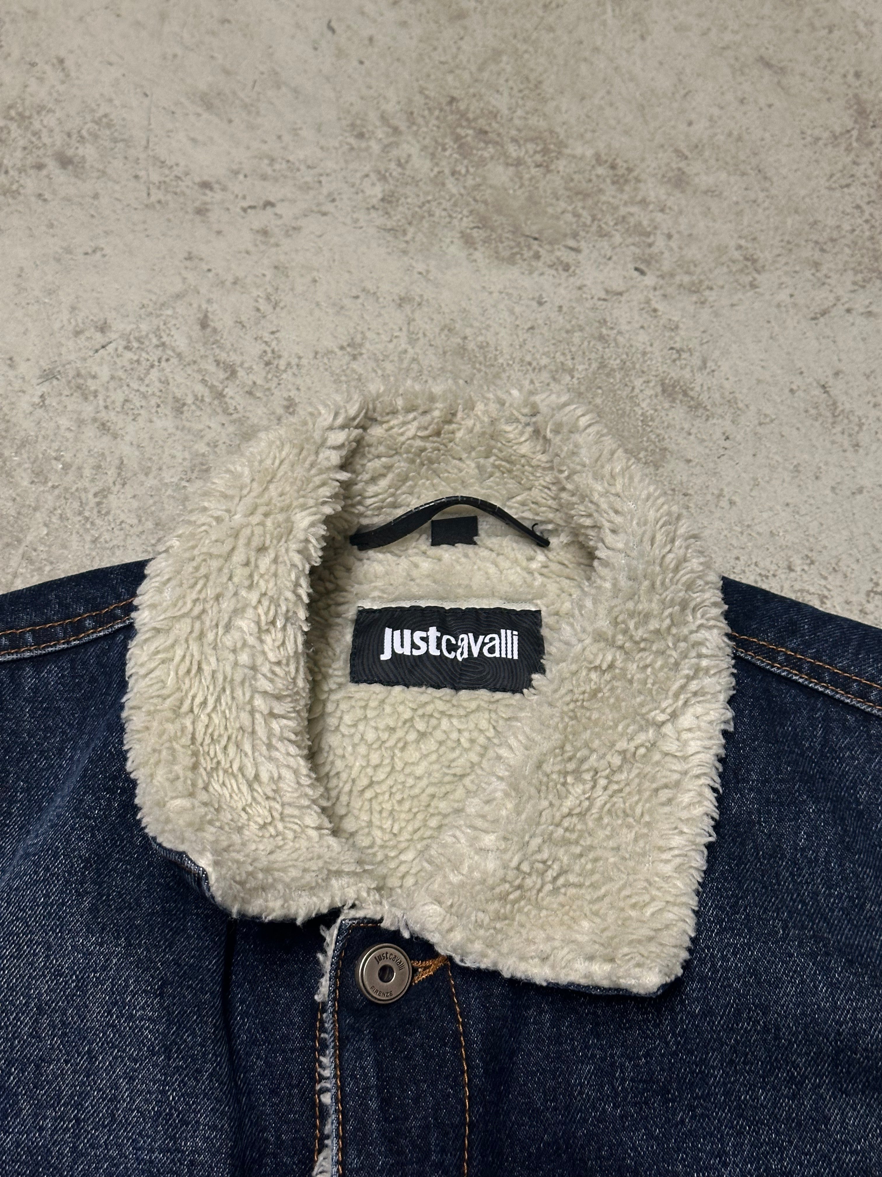 Just Cavalli Statue of Liberty Gefütterte Jeansjacke XL