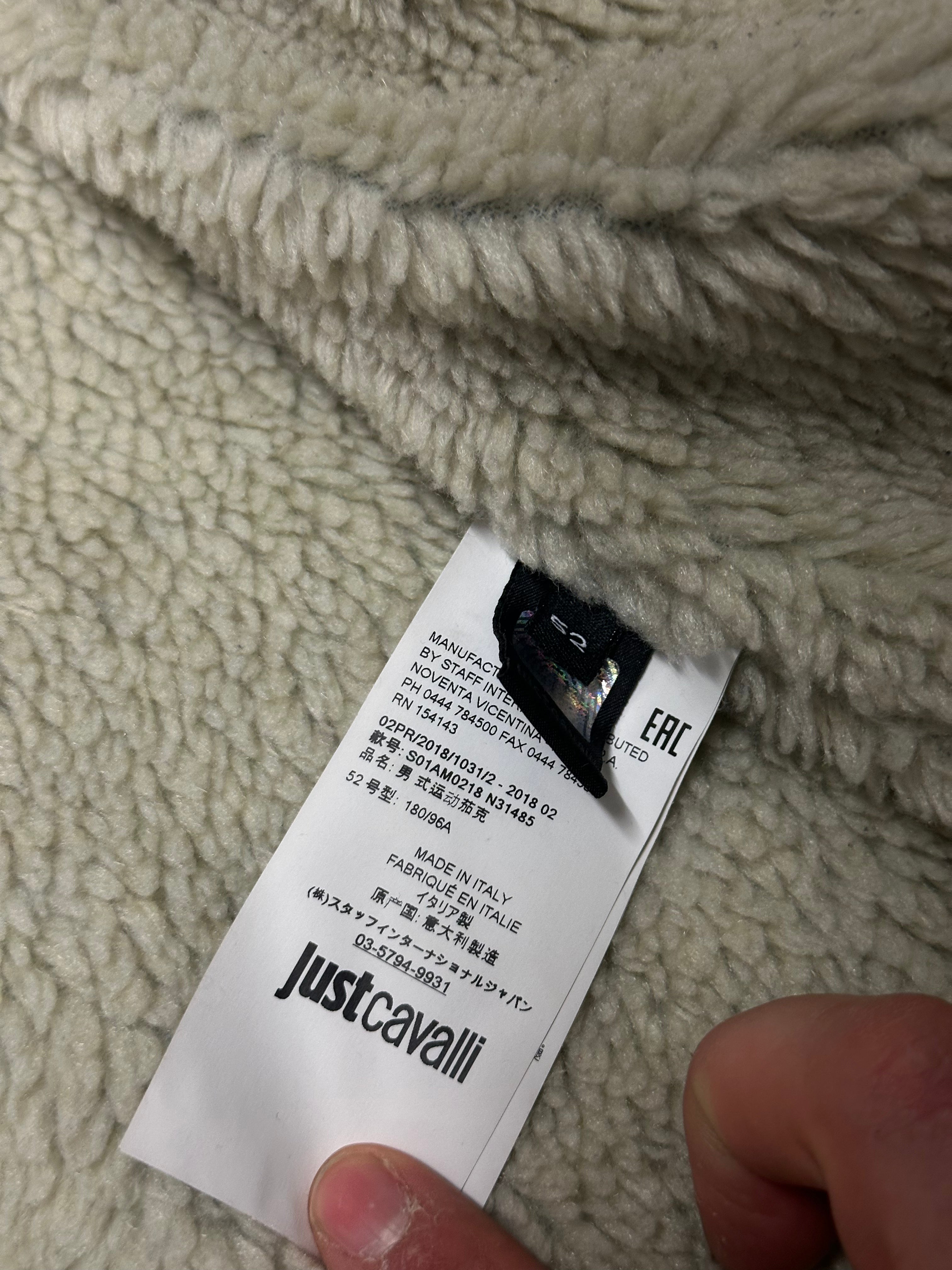 Just Cavalli Statue of Liberty Gefütterte Jeansjacke XL