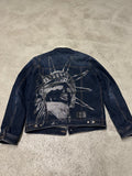 Just Cavalli Statue of Liberty Gefütterte Jeansjacke XL