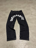 Bootleg Oogieboogie Straight Fit Jeans W30 L30 Schwarz