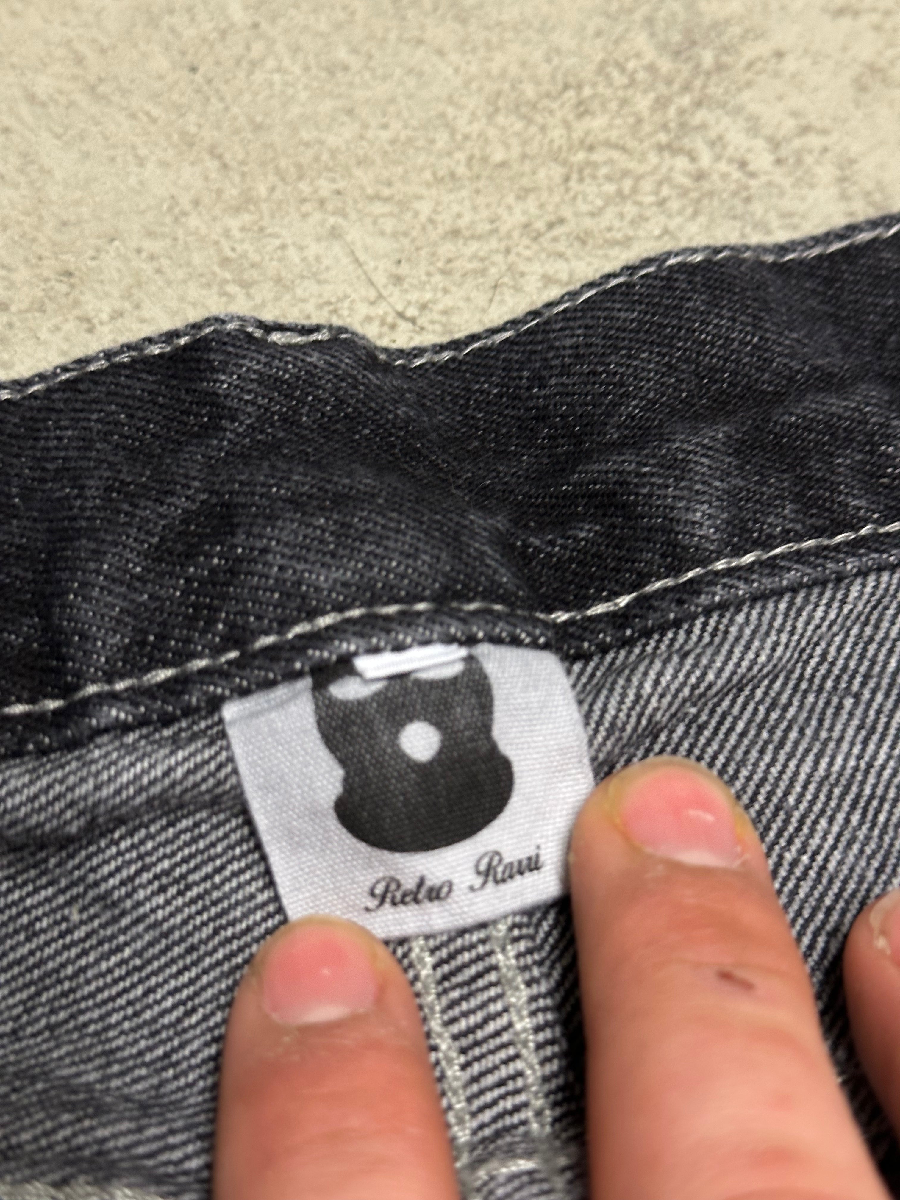 Bootleg Oogieboogie Straight Fit Jeans W30 L30 Schwarz