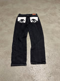 Bootleg Oogieboogie Straight Fit Jeans W30 L30 Schwarz