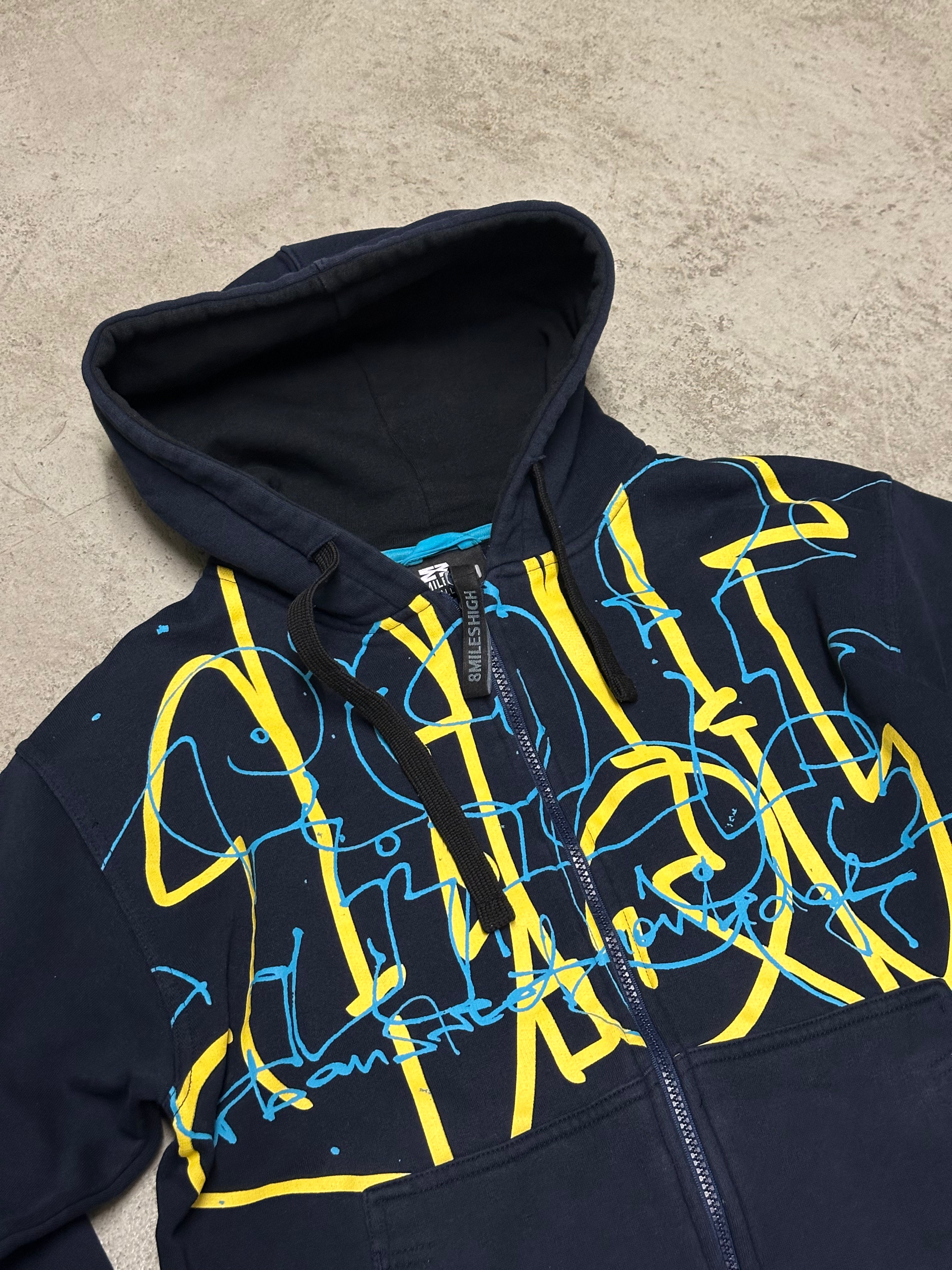 8MilesHigh Sweatjacke Dunkelblau S