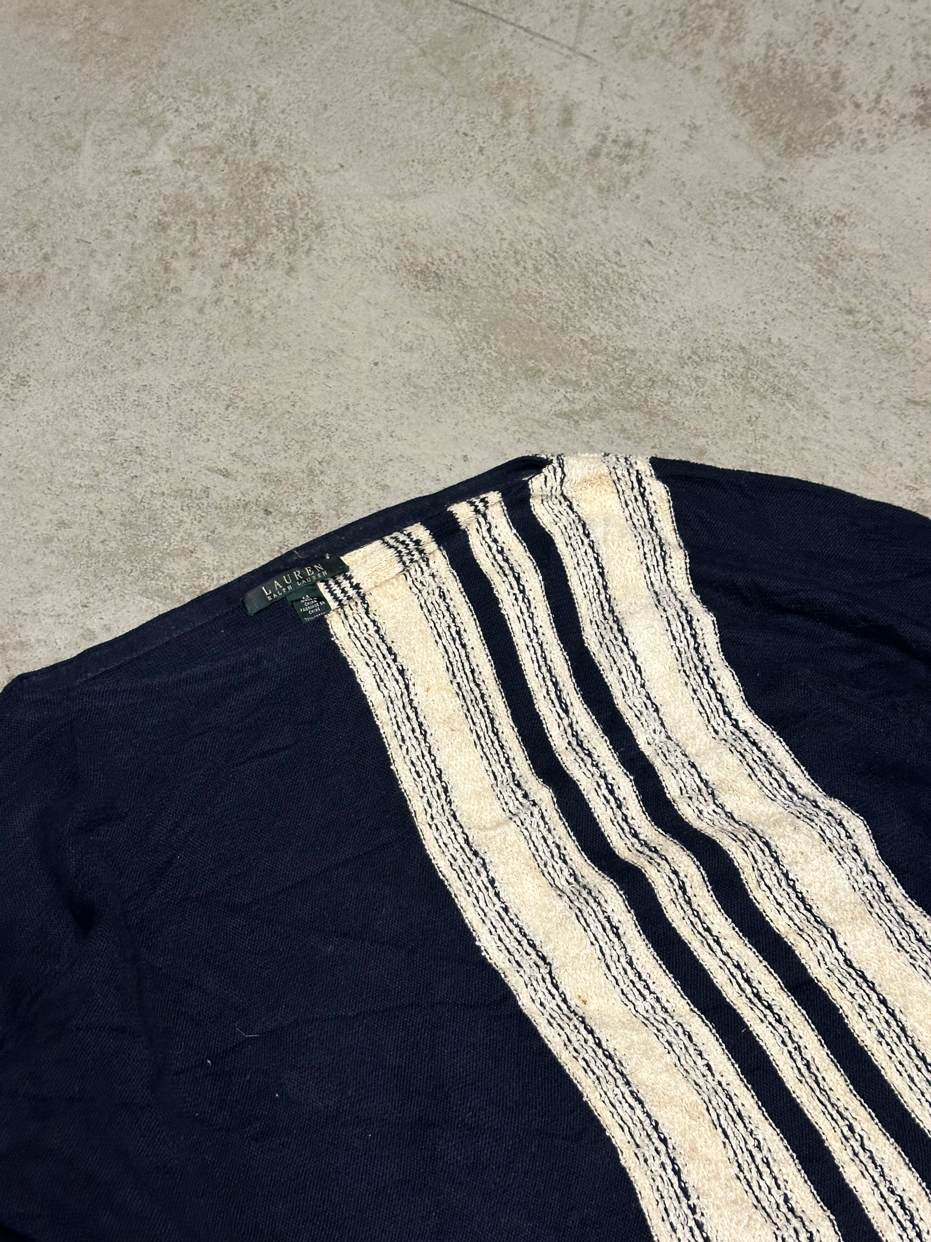 Vintage Ralph Lauren Knitshirt Blau L