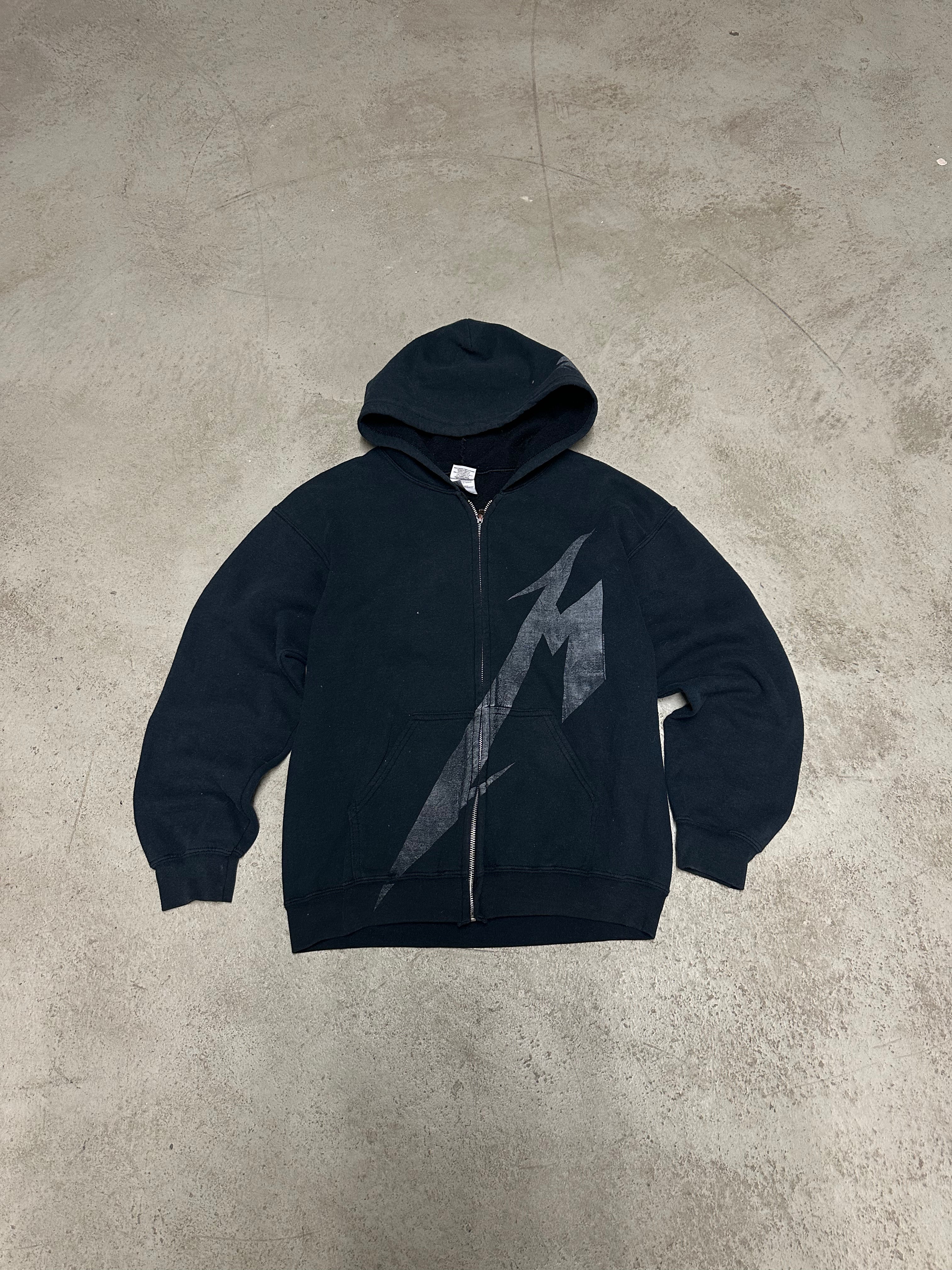 Vintage Metallica Sweatjacke Schwarz M