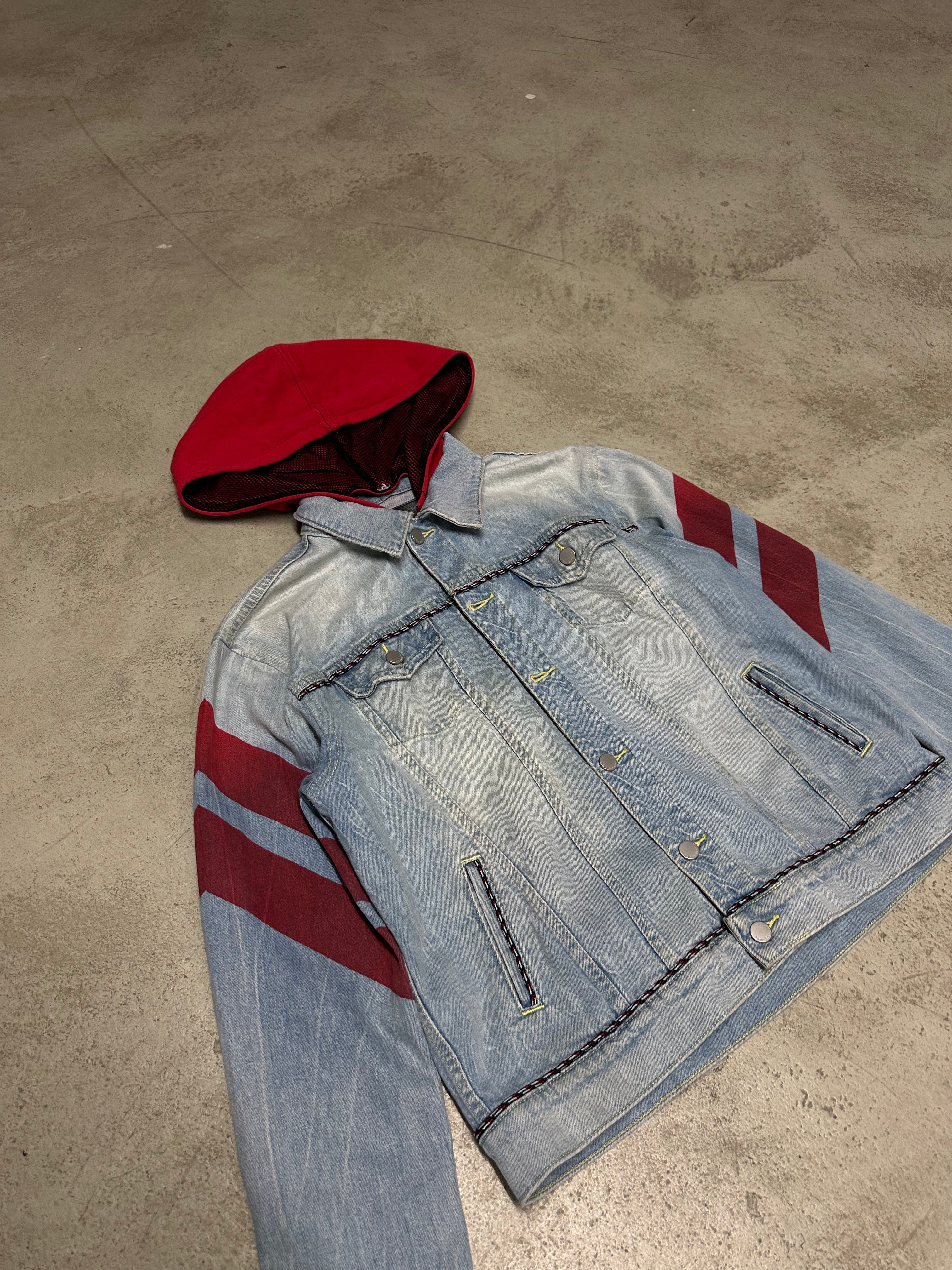 Vintage True Religion Jeansjacke Hellblau M