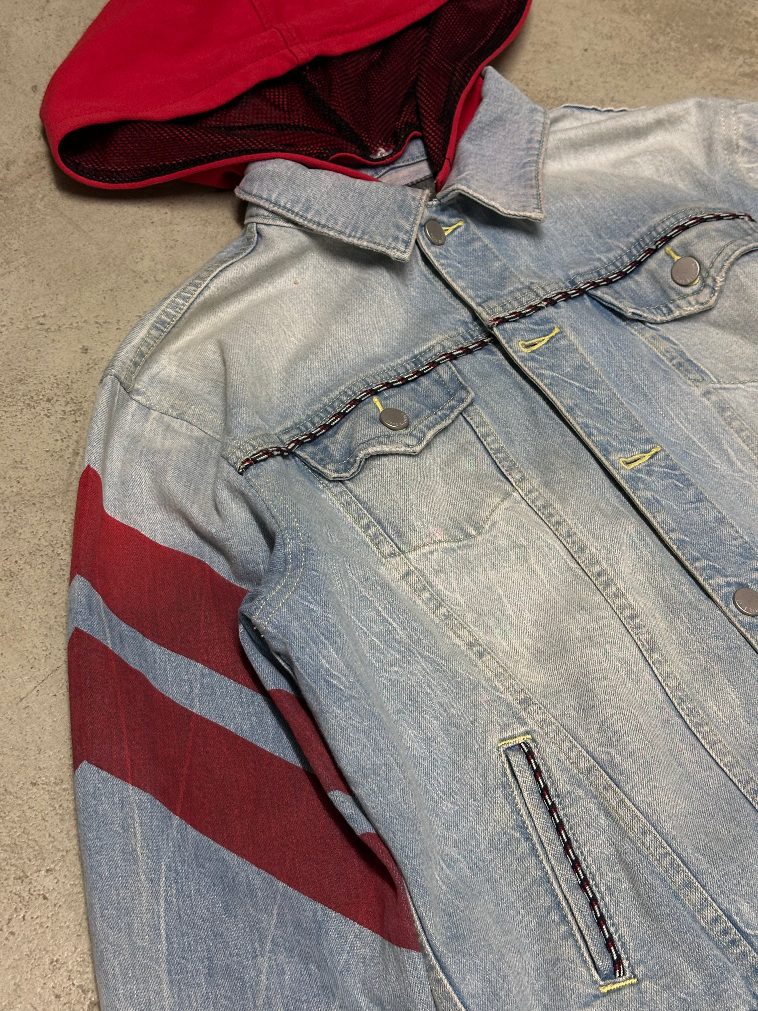 Vintage True Religion Jeansjacke Hellblau M