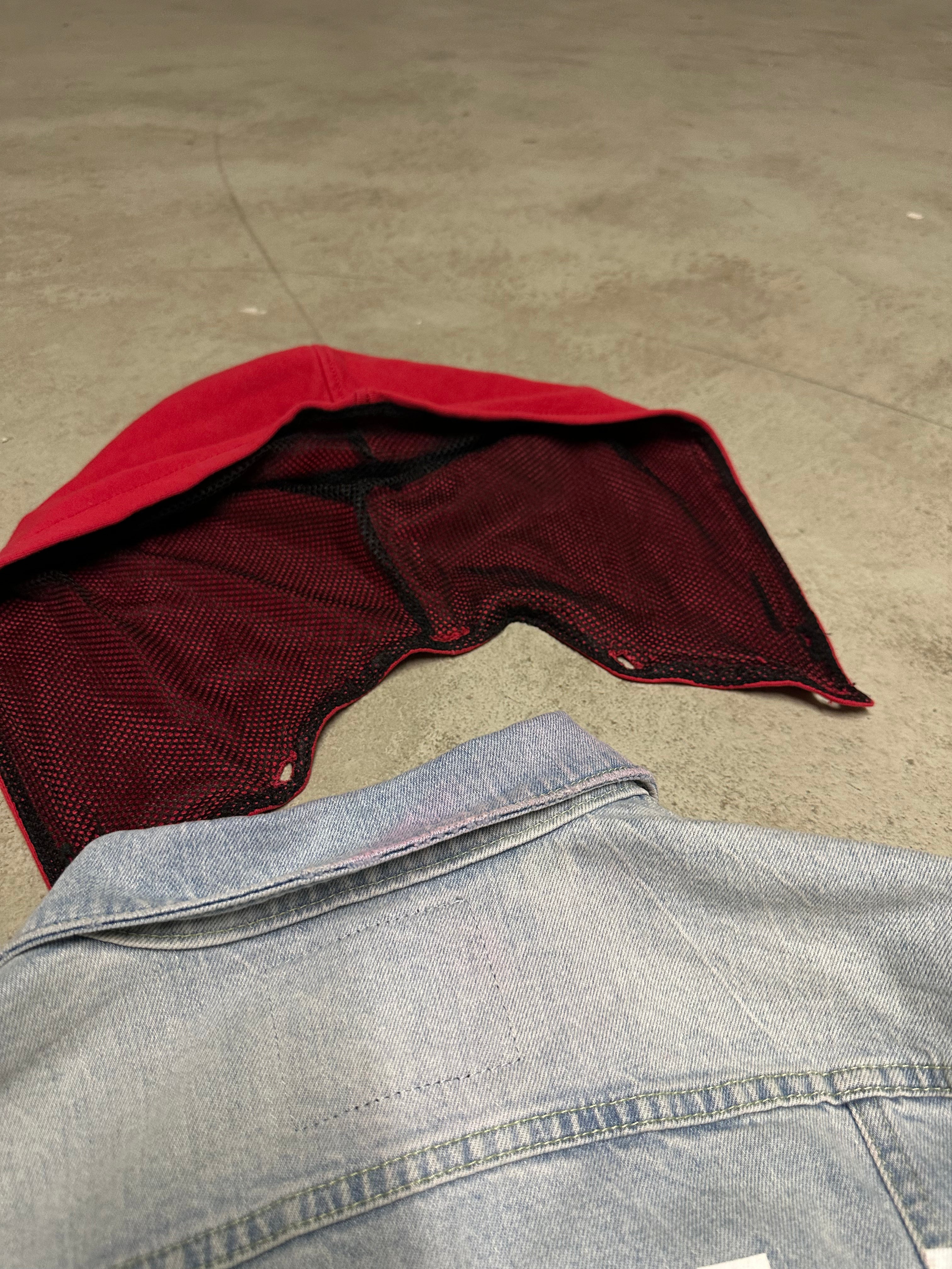Vintage True Religion Jeansjacke Hellblau M