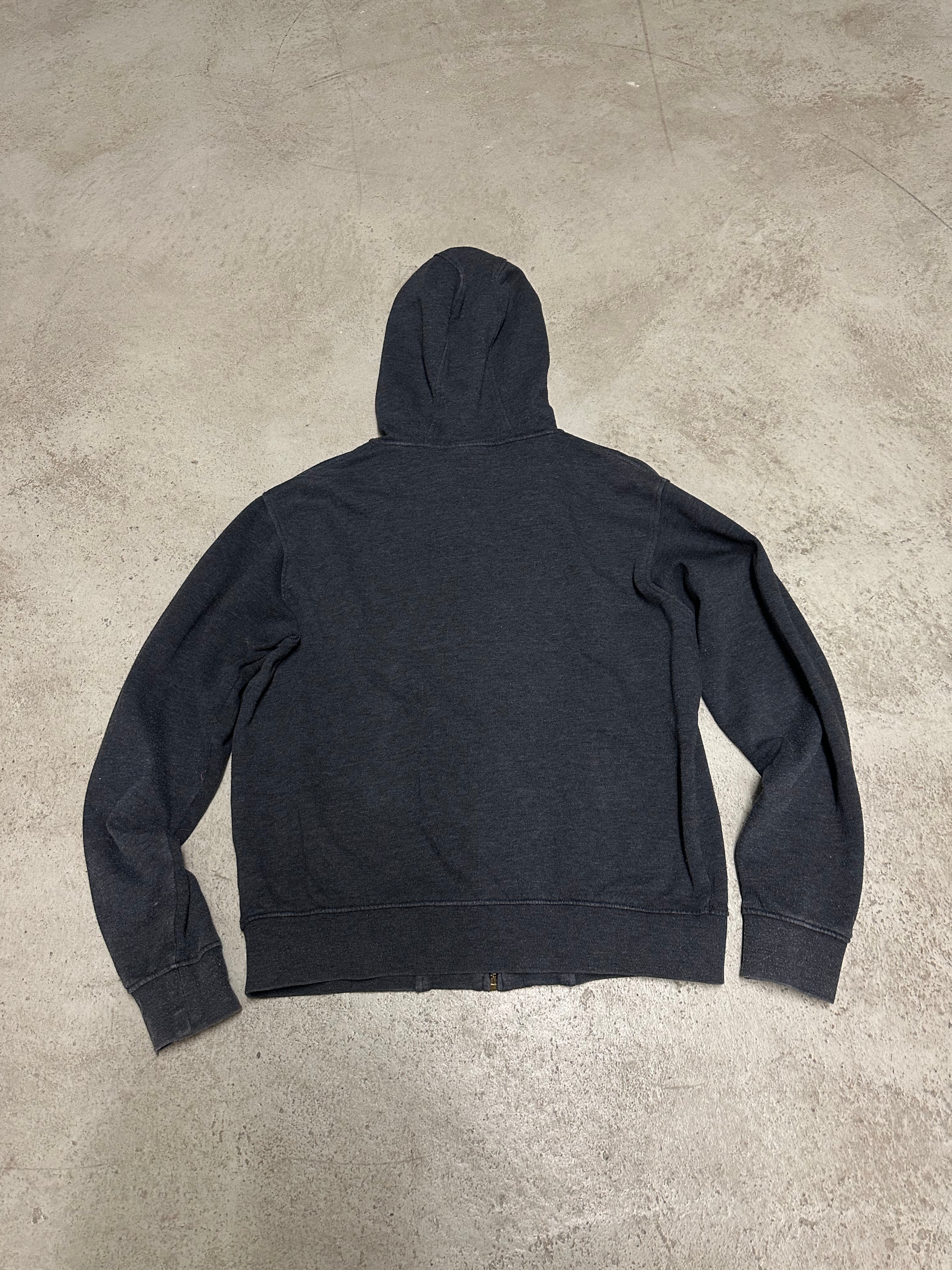 Vintage Lng Sweatjacke Grau S
