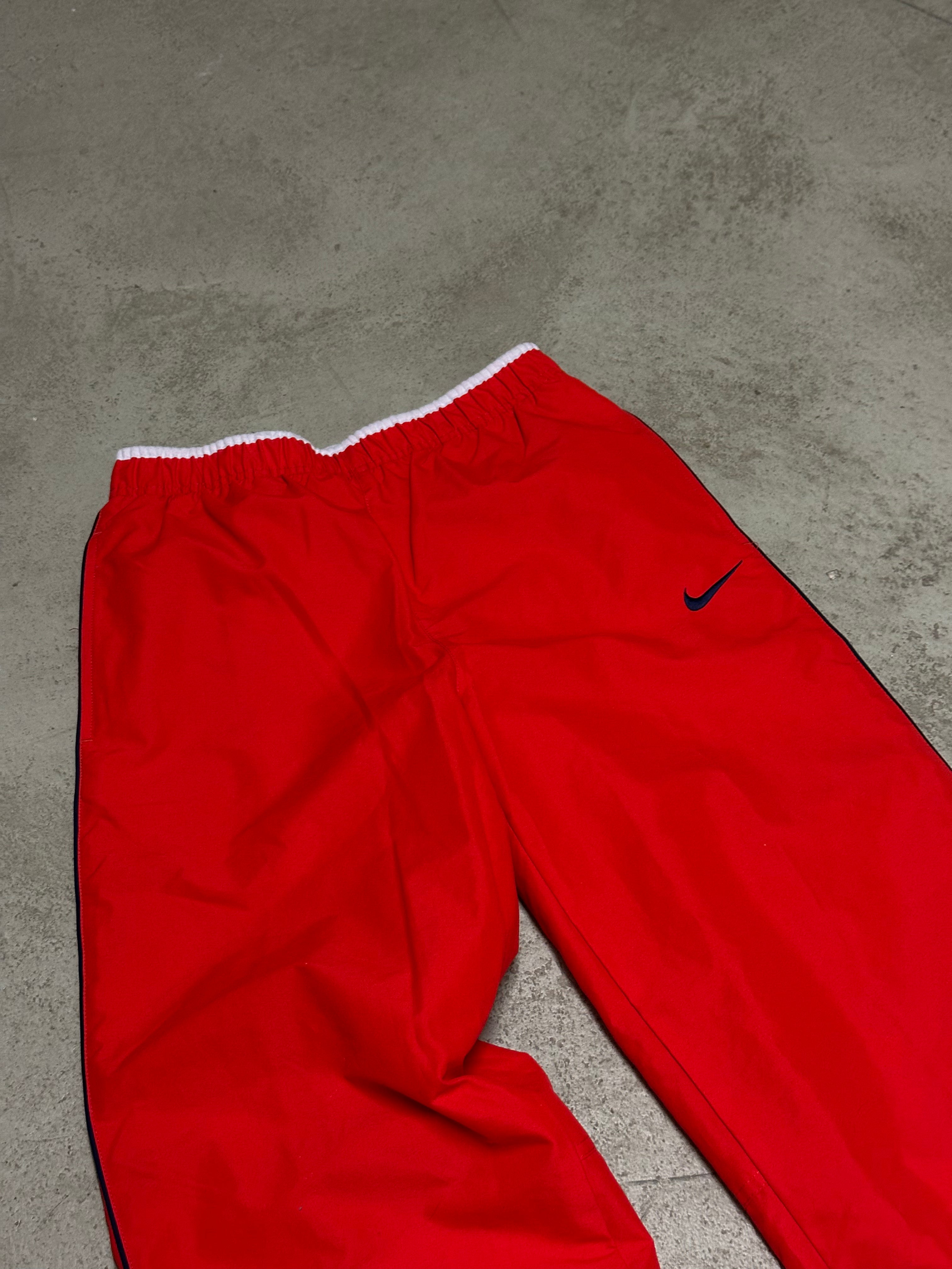 Vintage Nike Baggy Jogger Rot L (fällt wie S-M aus)