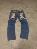 Vintage Kosmo Lupo Panta Straight Fit Jeans Light Blue W32