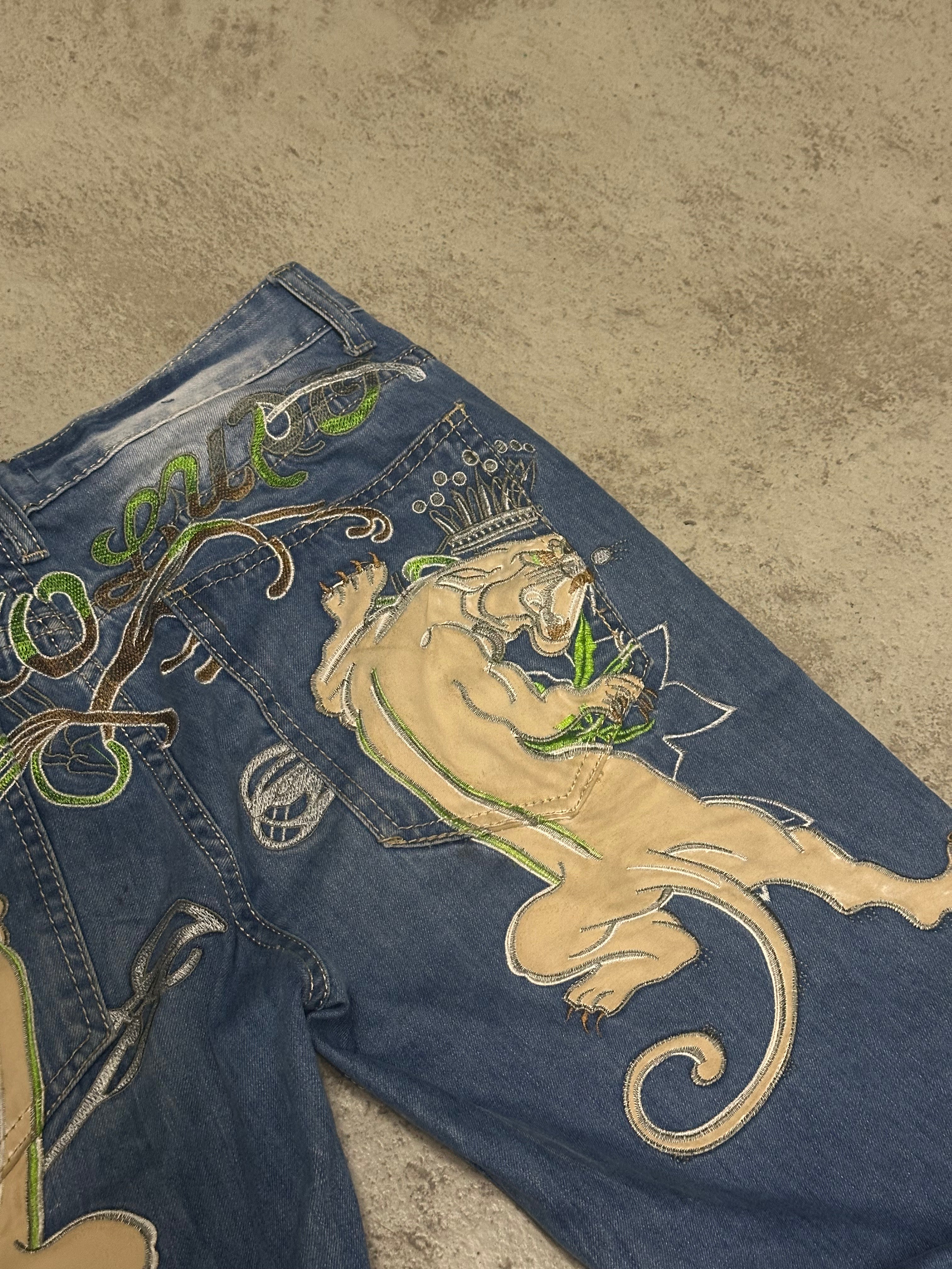 Vintage Kosmo Lupo Panta Straight Fit Jeans Light Blue W32