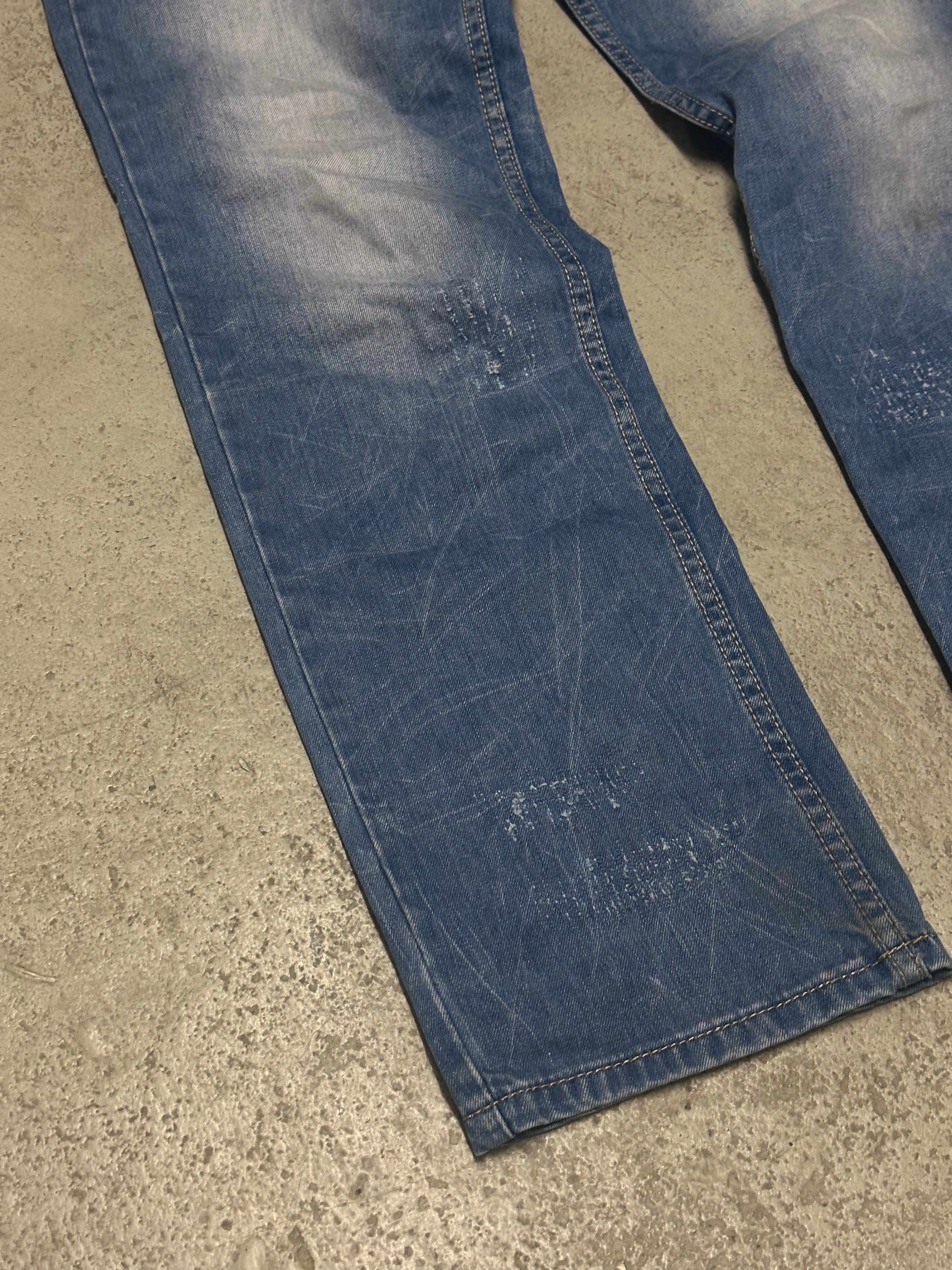 Vintage Kosmo Lupo Panta Straight Fit Jeans Light Blue W32