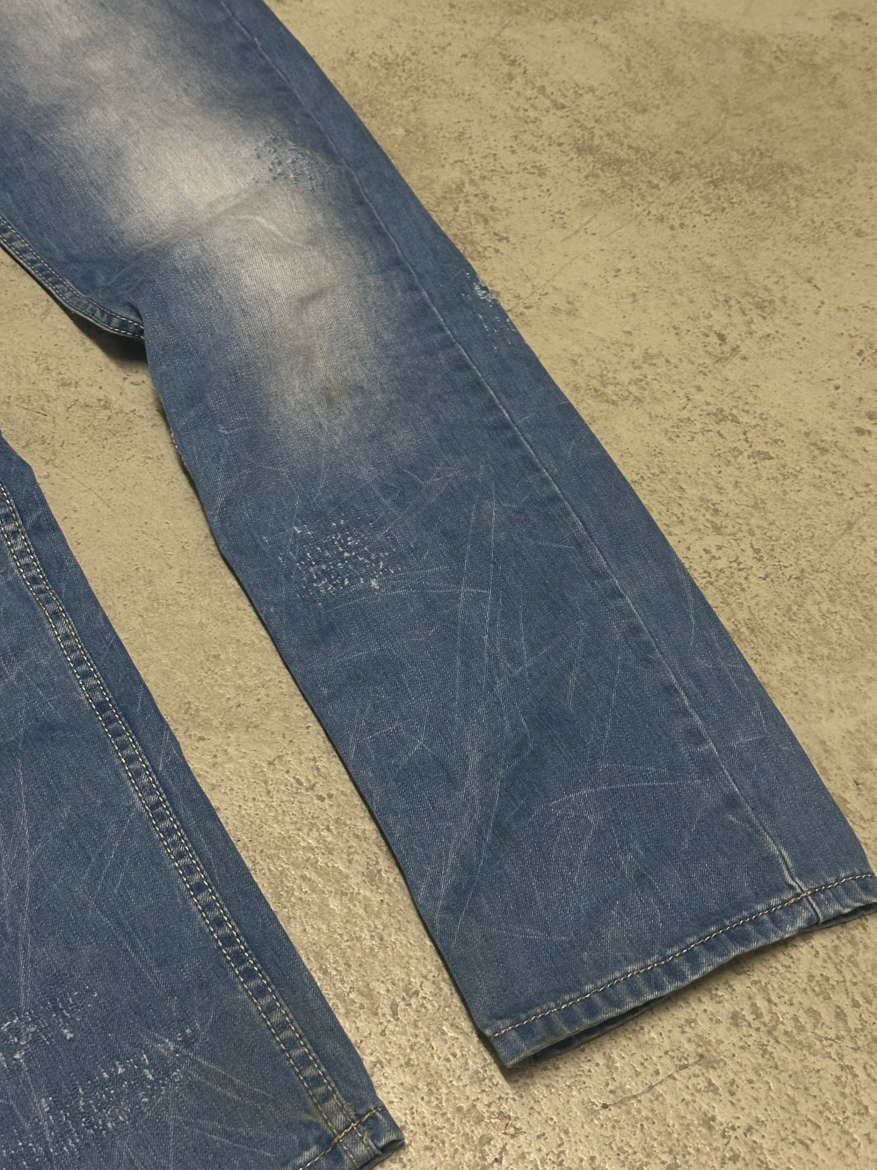 Vintage Kosmo Lupo Panta Straight Fit Jeans Light Blue W32