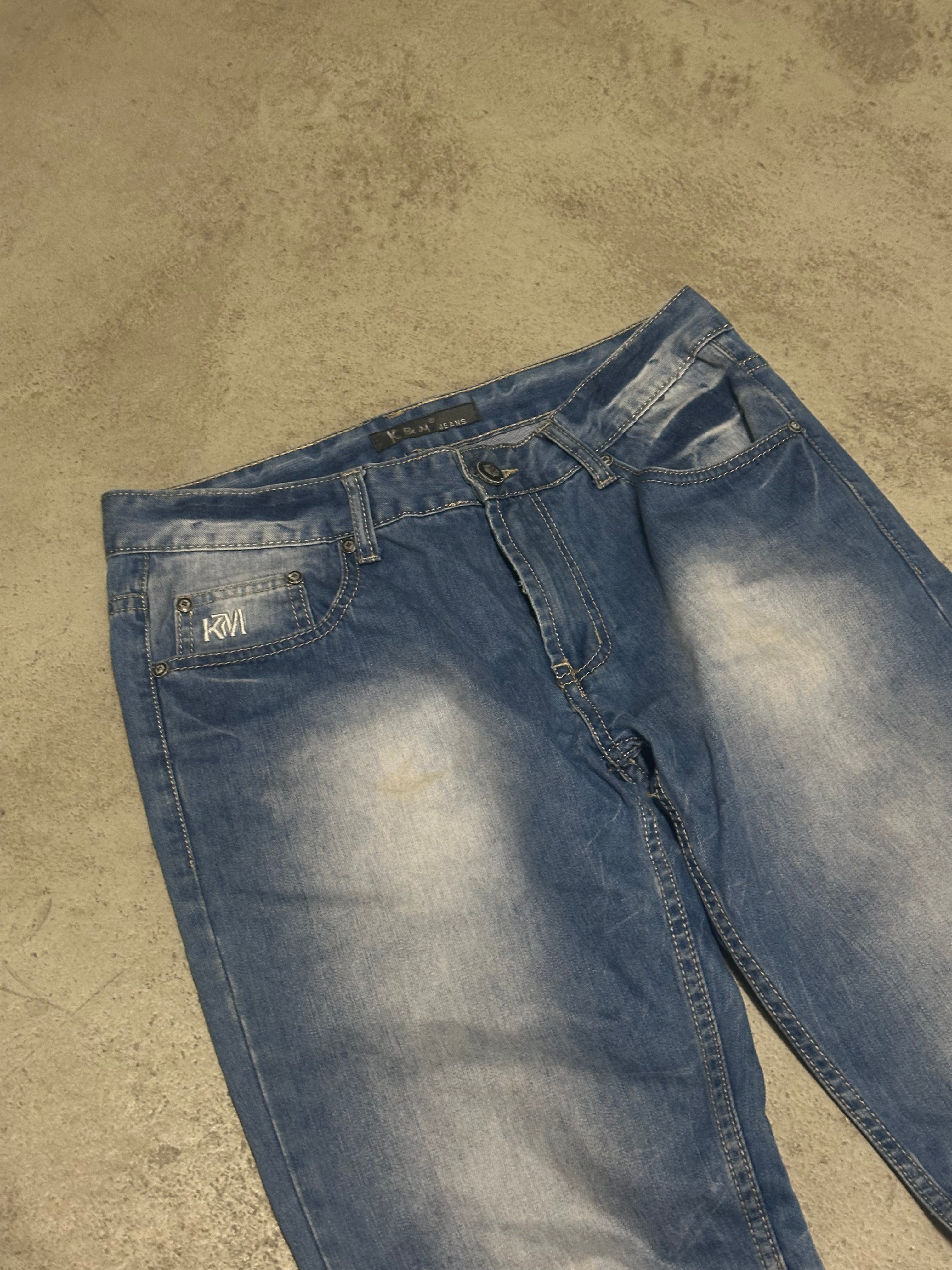 Vintage Kosmo Lupo Panta Straight Fit Jeans Light Blue W32