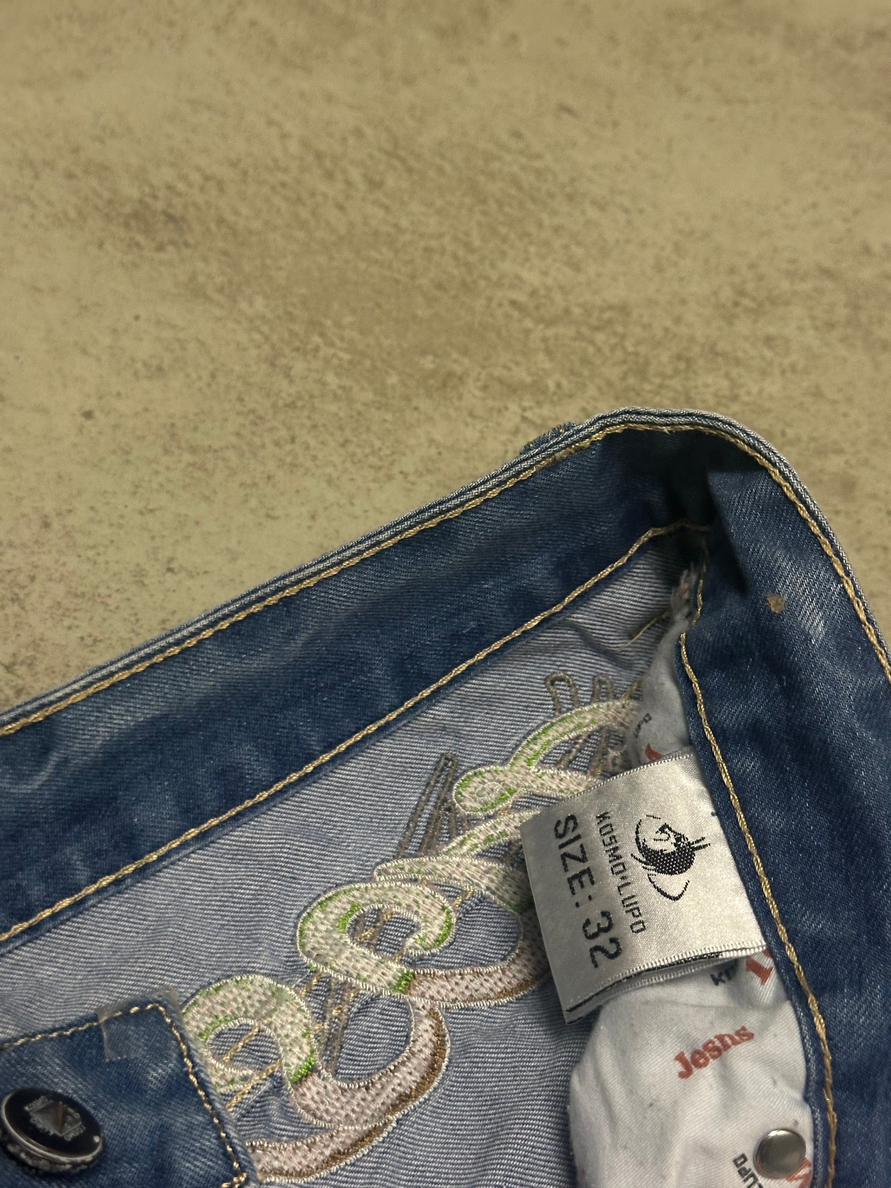 Vintage Kosmo Lupo Panta Straight Fit Jeans Light Blue W32