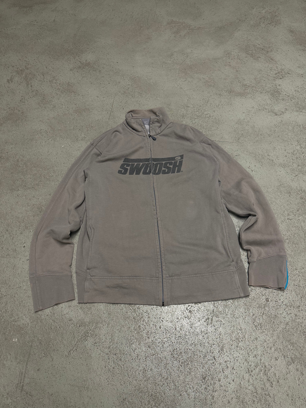 Vintage Nike Sweatjacke Grau L