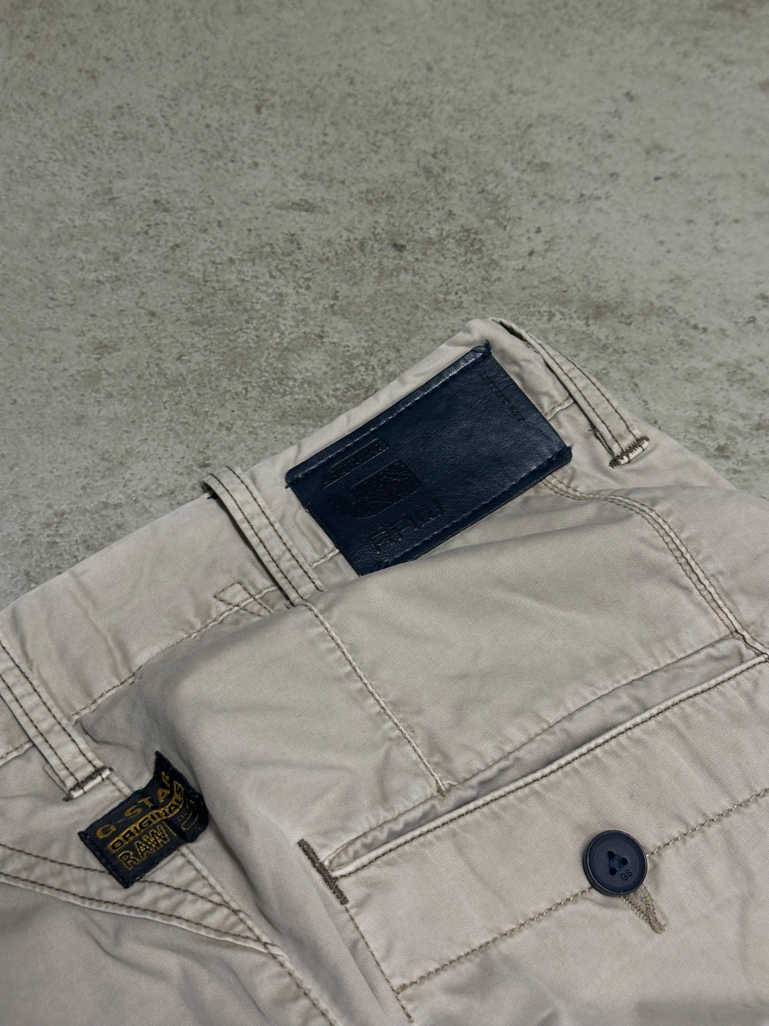 Vintage G-Star Raw Straight Fit Jeans Creme W30 L32