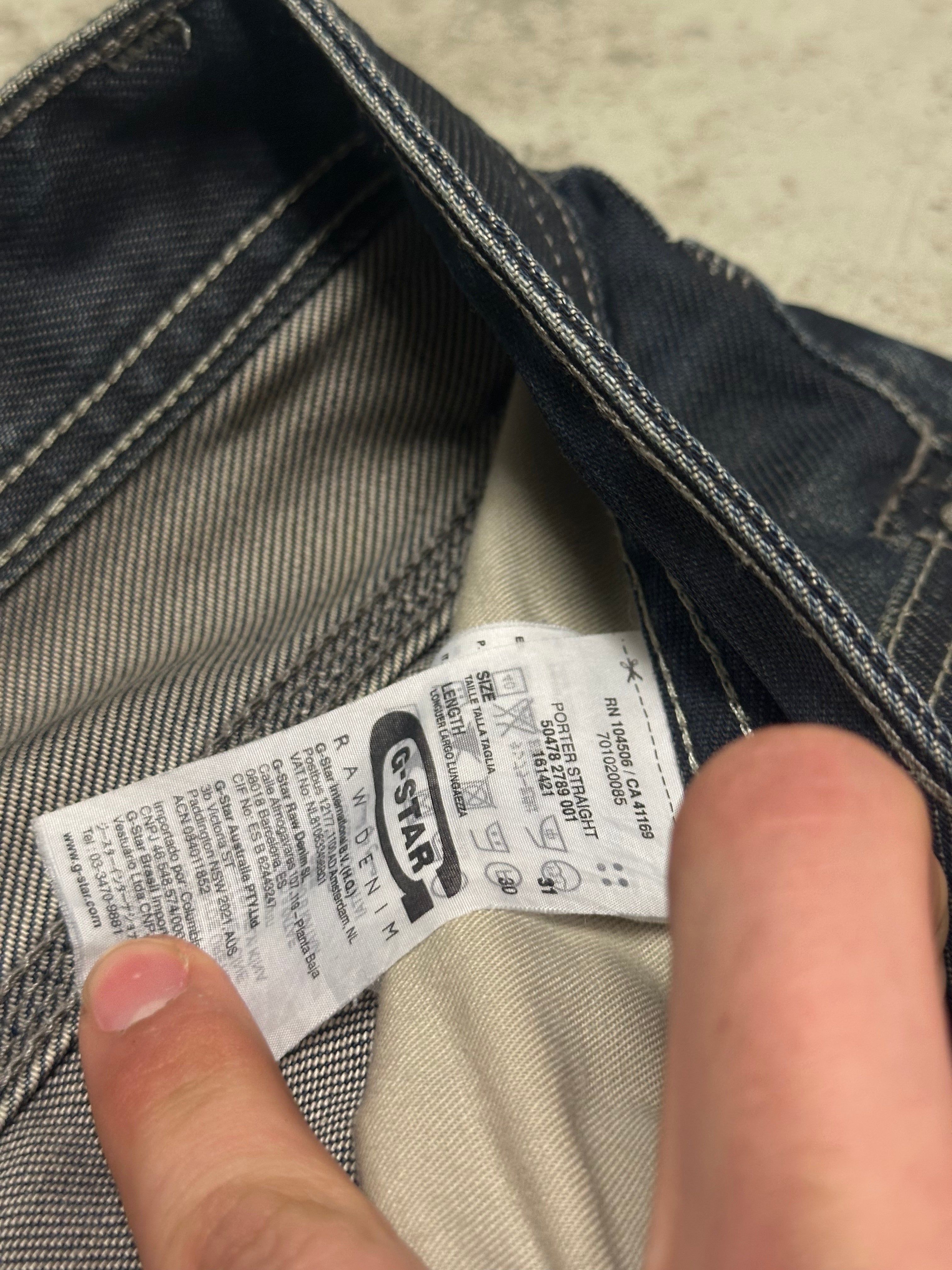 G-Star Raw 3301 Porter Straight Jeans – W31 L30