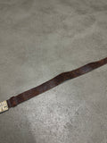 2000s Vintage Nolita NYC Distressed Ledergürtel – 90 cm
