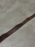 2000s Vintage Nolita NYC Distressed Ledergürtel – 90 cm