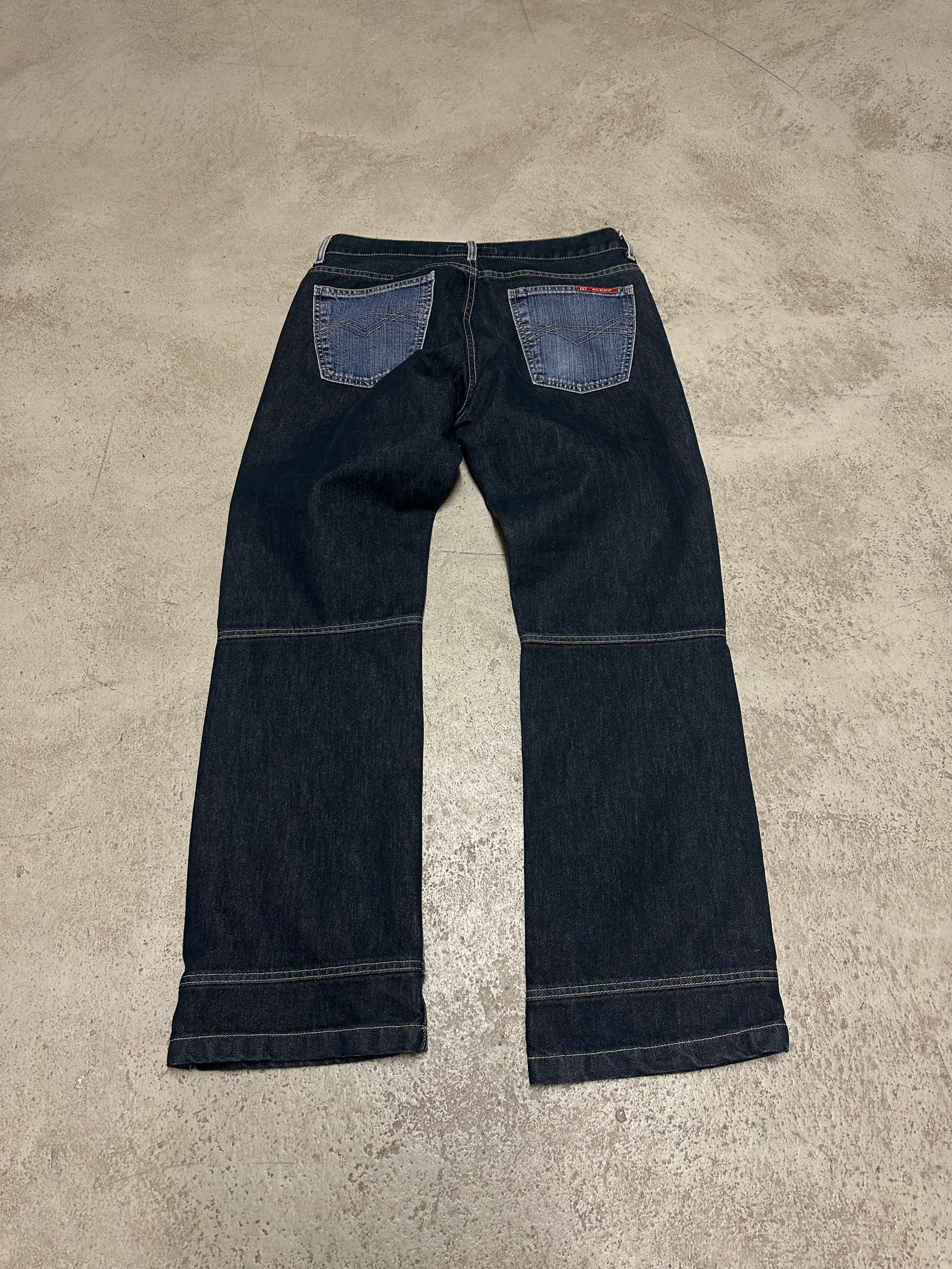 Vintage Blend Jeans-on-Jeans Baggy Fit – W34 L32