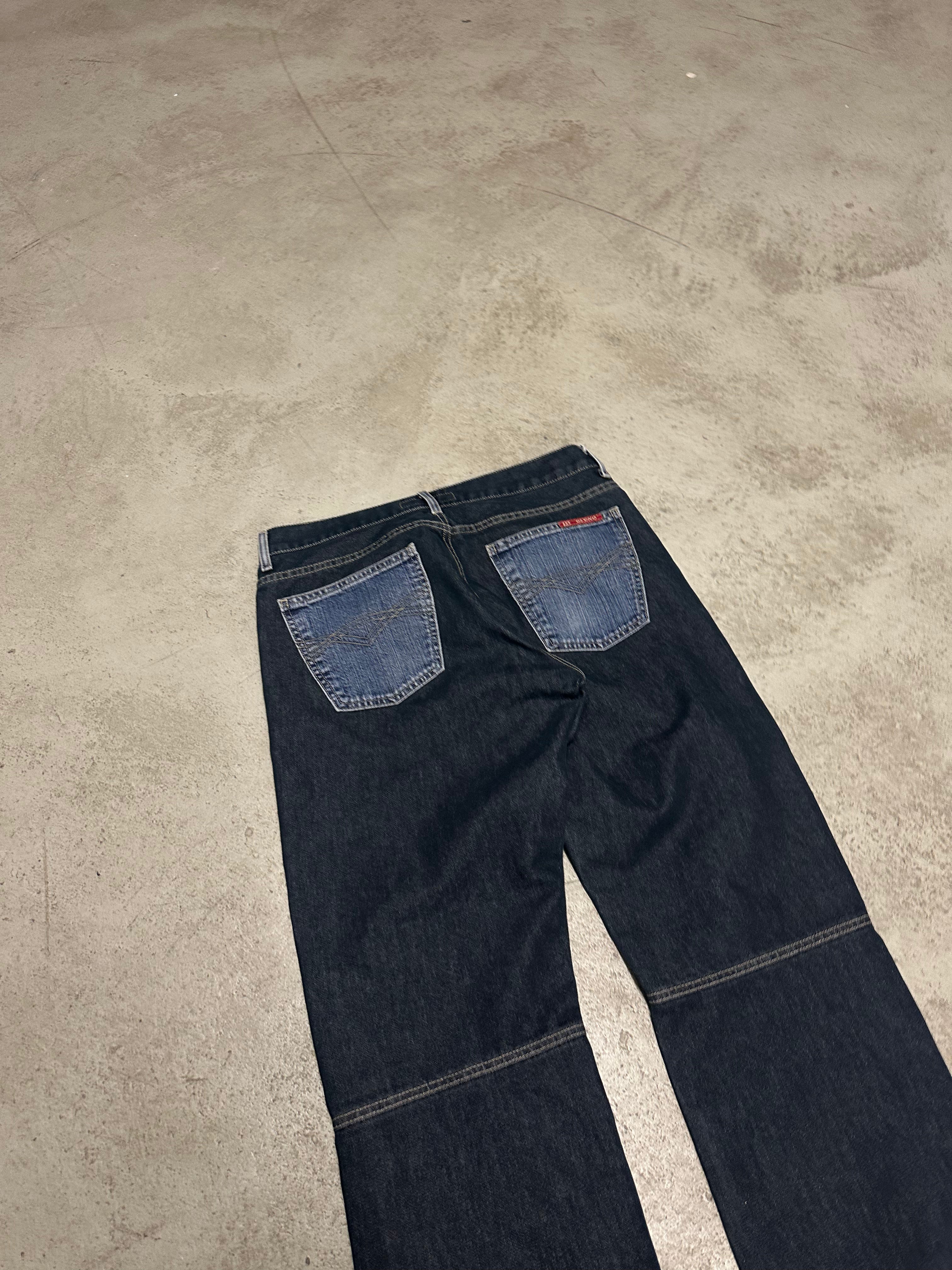 Vintage Blend Jeans-on-Jeans Baggy Fit – W34 L32