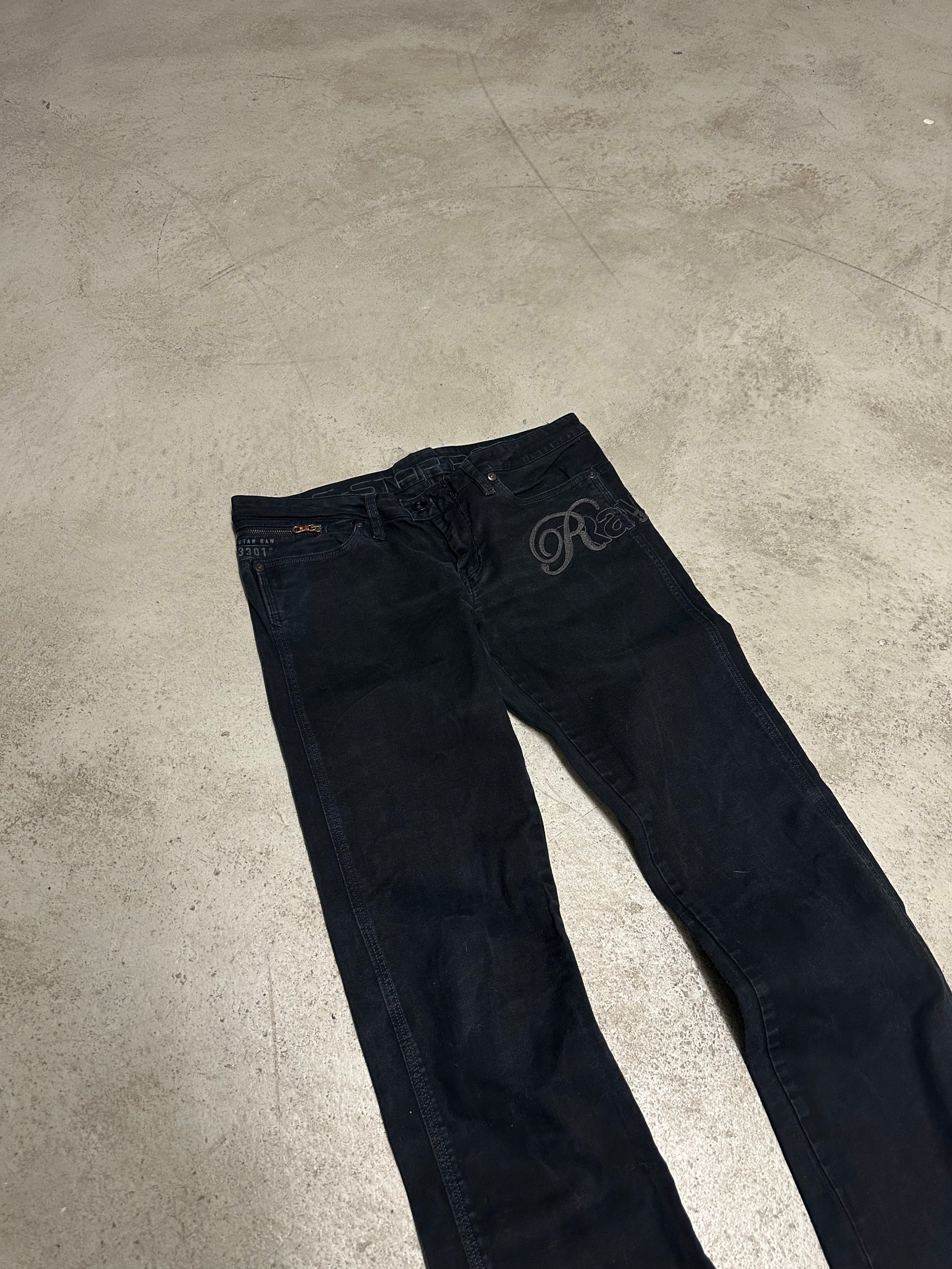 Vintage G-Star Raw Jeans – Schwarz (Slim Low Waist)
