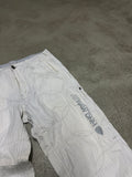 Seltene! Vintage G-Star Raw Baggy Patched Out Hose – Weiß