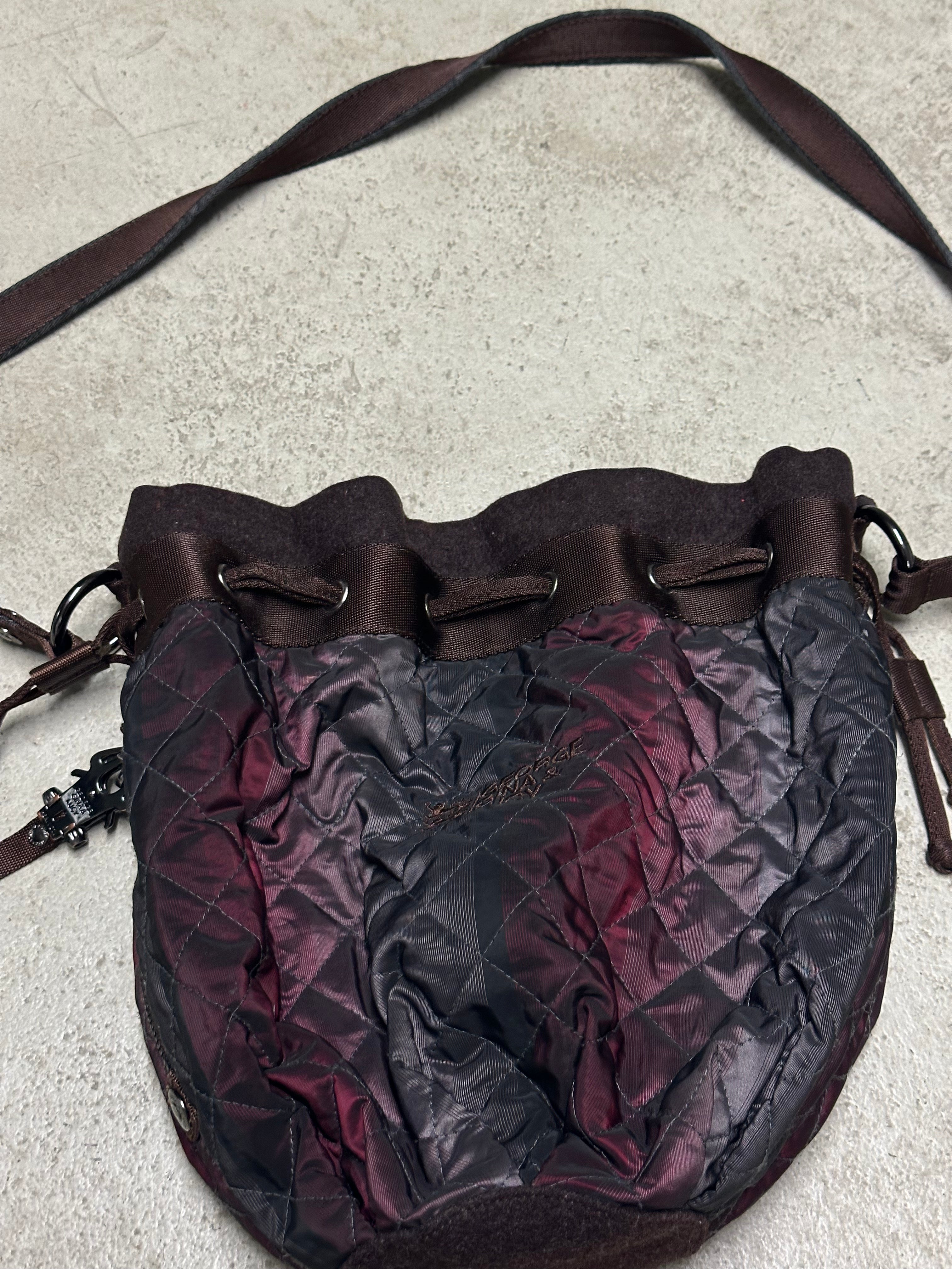 Vintage George Gina & Lucy Handtasche – Freshly Squeezed Kisses (Schwarz/Rot)