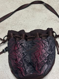Vintage George Gina & Lucy Handtasche – Freshly Squeezed Kisses (Schwarz/Rot)