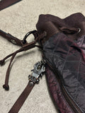 Vintage George Gina & Lucy Handtasche – Freshly Squeezed Kisses (Schwarz/Rot)