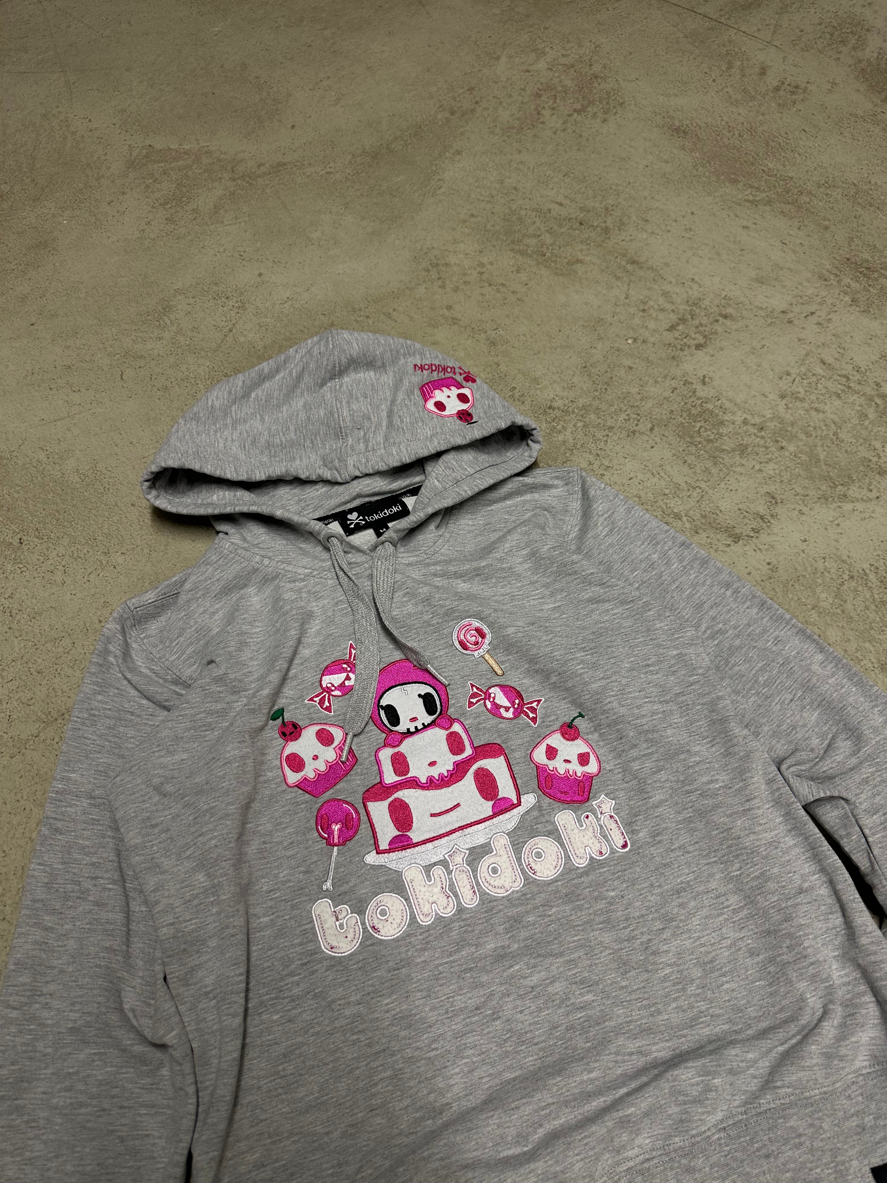 Vintage Tokidoki Pullover – Größe M (Grau)
