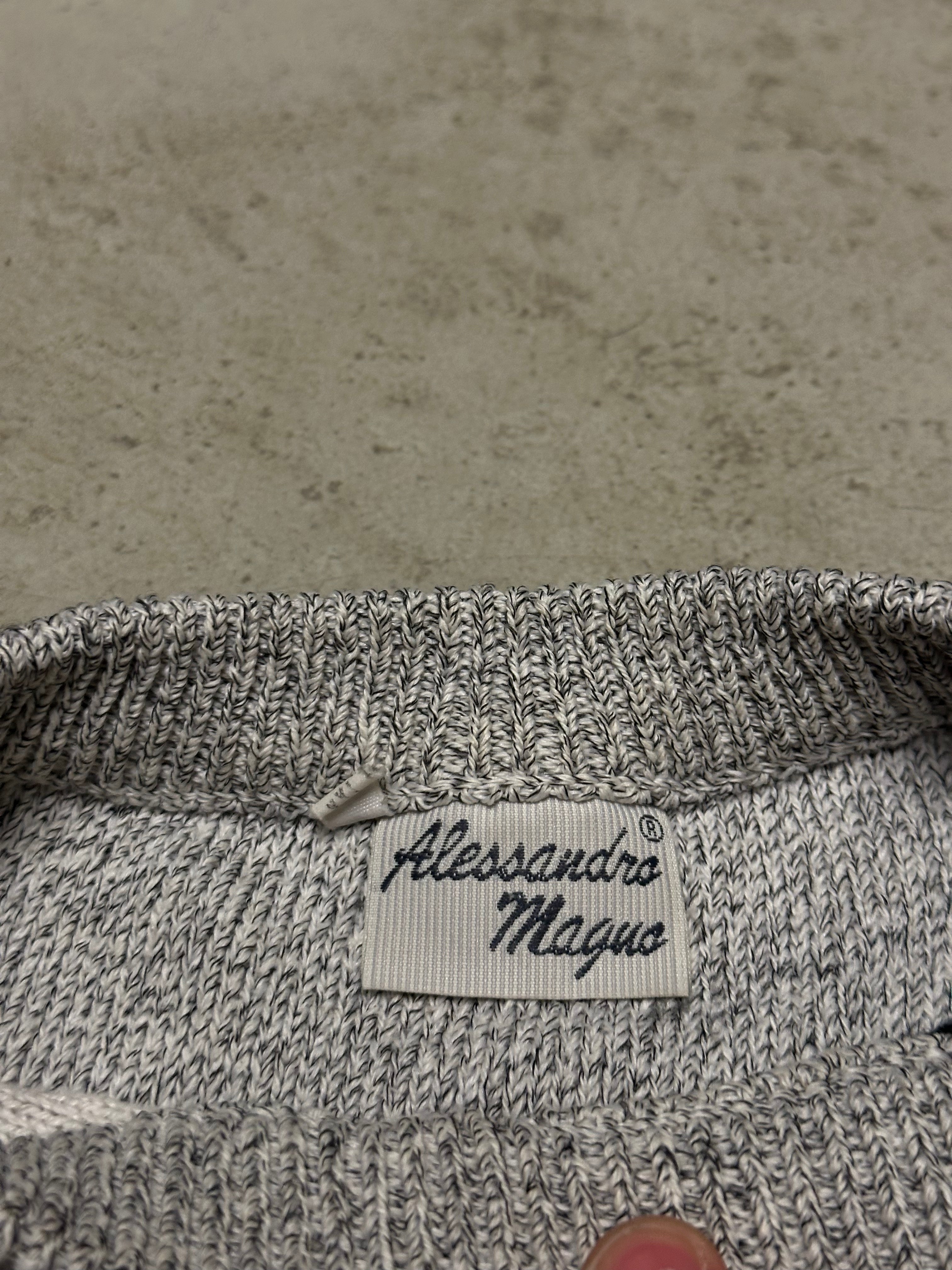 Vintage Alessandra Maque Strickpullover – Größe XXL
