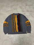 Vintage Carlo Colucci Type Men’s World Strickpullover – Größe M
