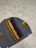 Vintage Carlo Colucci Type Men’s World Strickpullover – Größe M
