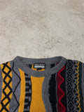 Vintage Carlo Colucci Type Men’s World Strickpullover – Größe M