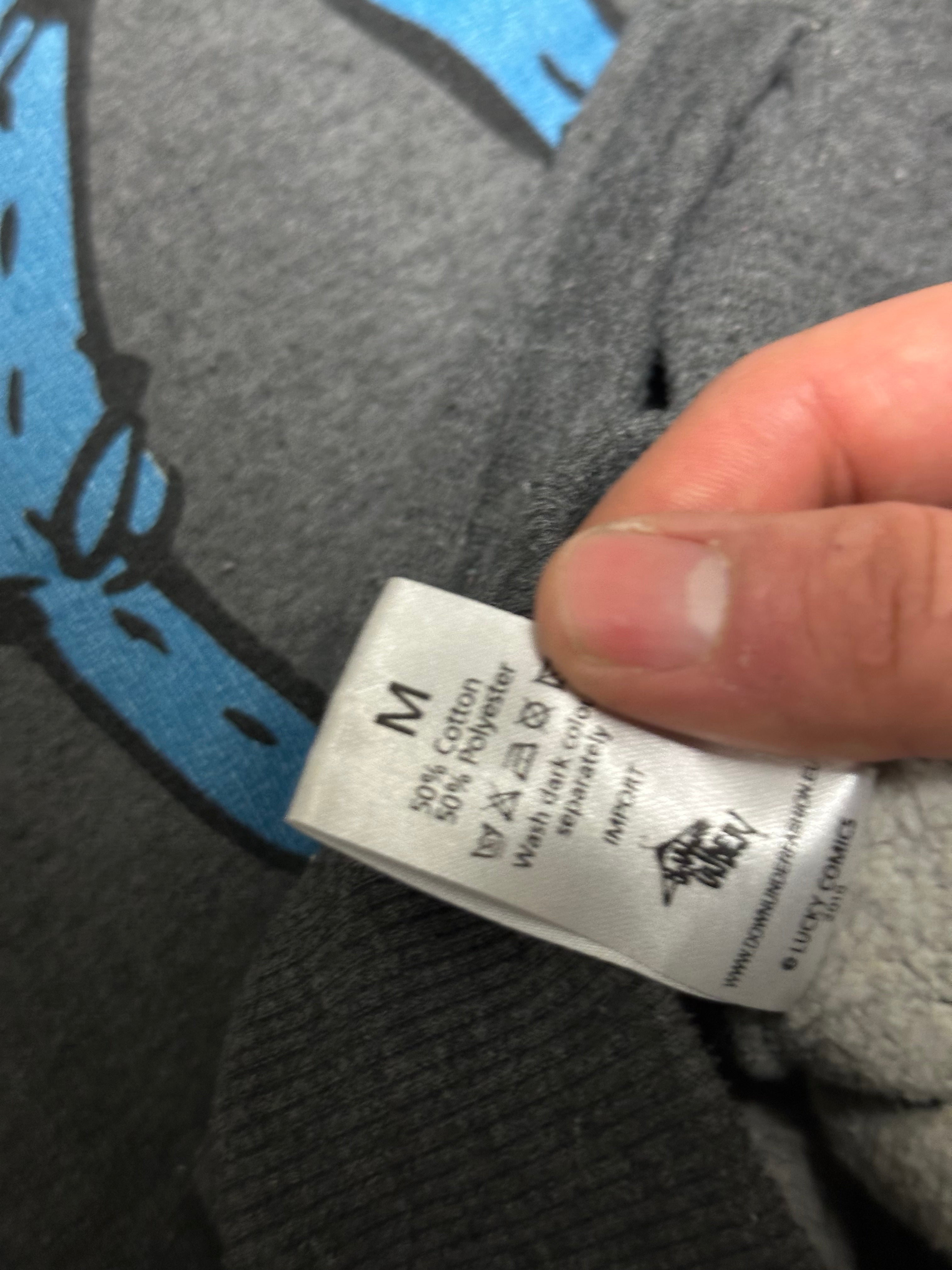 Vintage Lucky Luke Pullover – Größe M (Grau, 2010)