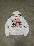 Vintage Looney Tunes Pullover – Größe L (Weiß)