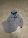 Vintage Brazil Trainingsanzug – Größe XXL (Grau)