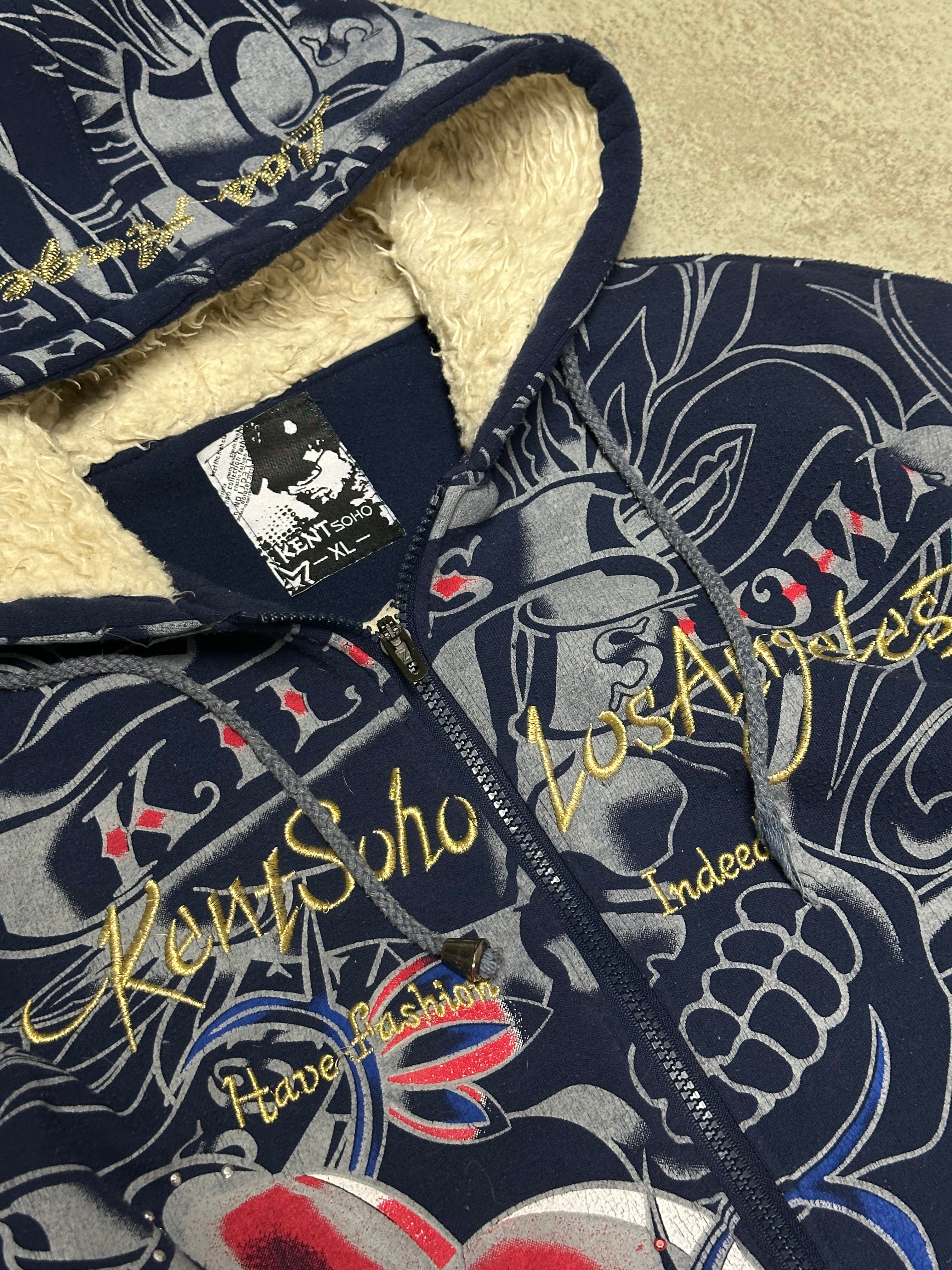 Ed Hardy Type Kent Soho Sweatjacke – Größe XL